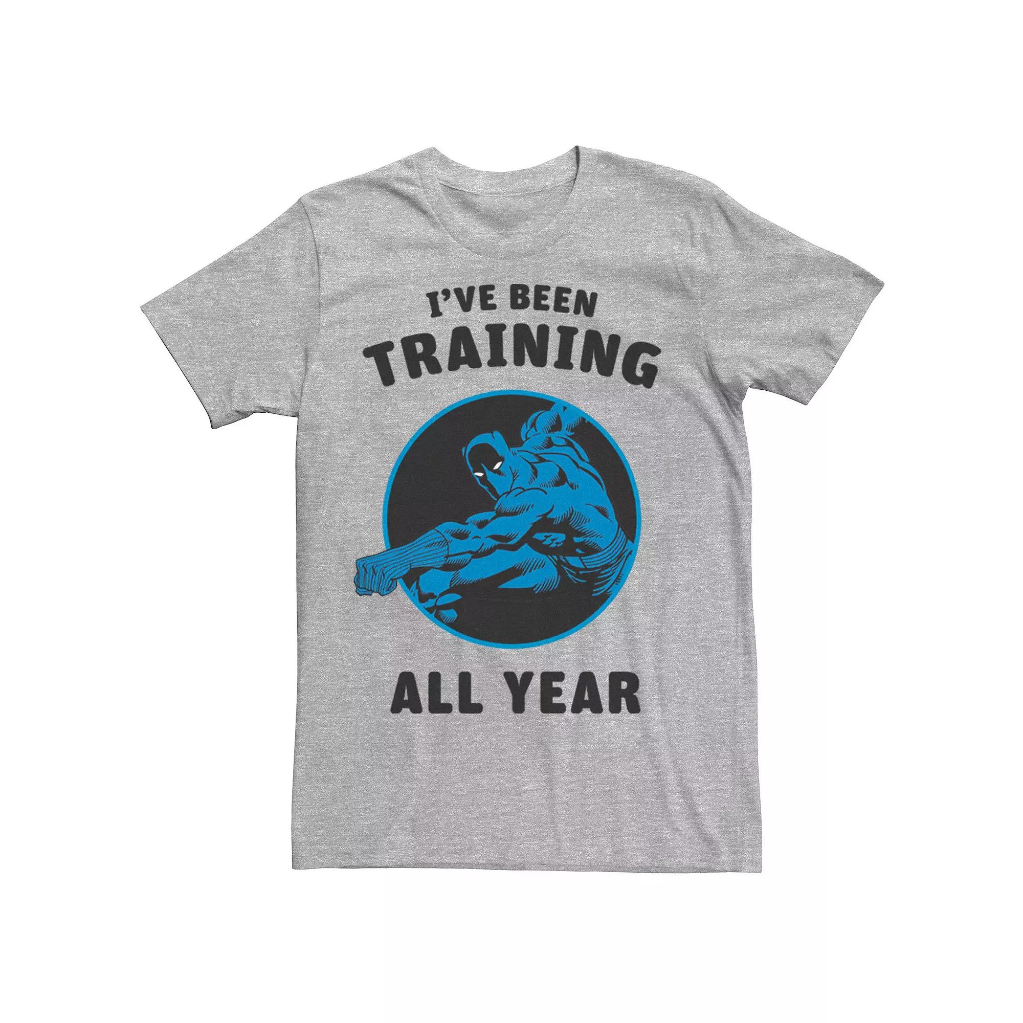 Men's Marvel Avengers Black Panther I've Been Training All Year Tee,  Product Image