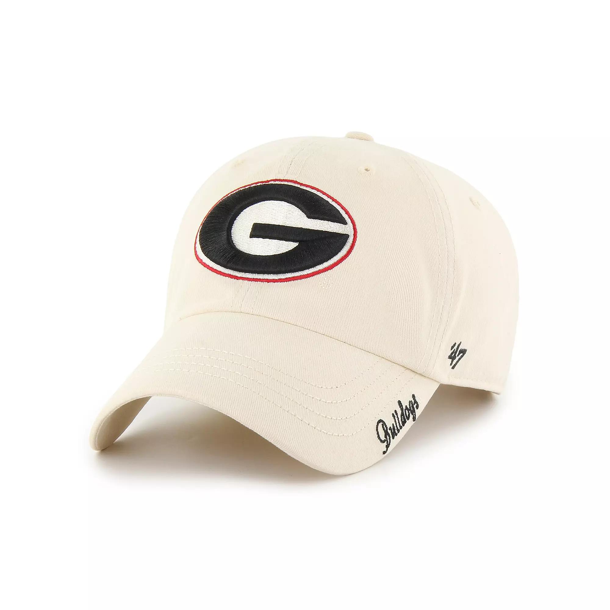 Women's '47 Natural Georgia Bulldogs Miata Clean Up Adjustable Hat, Beige Product Image