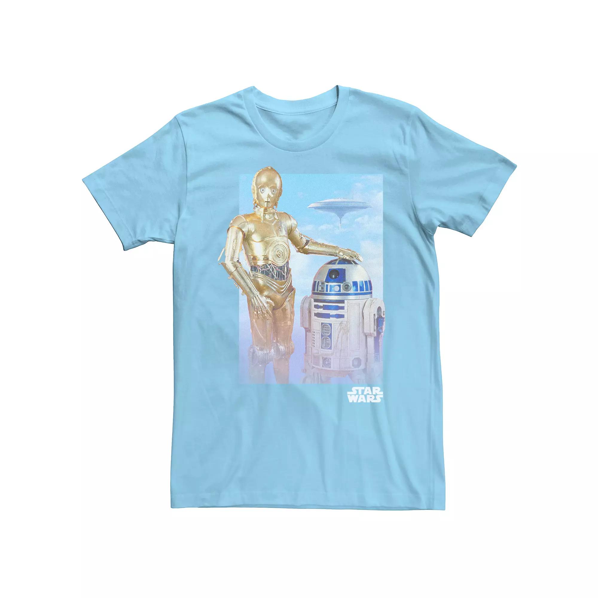 Men's Star Wars R2-D2 C-3PO Classic Portrait Graphic Tee,  Product Image