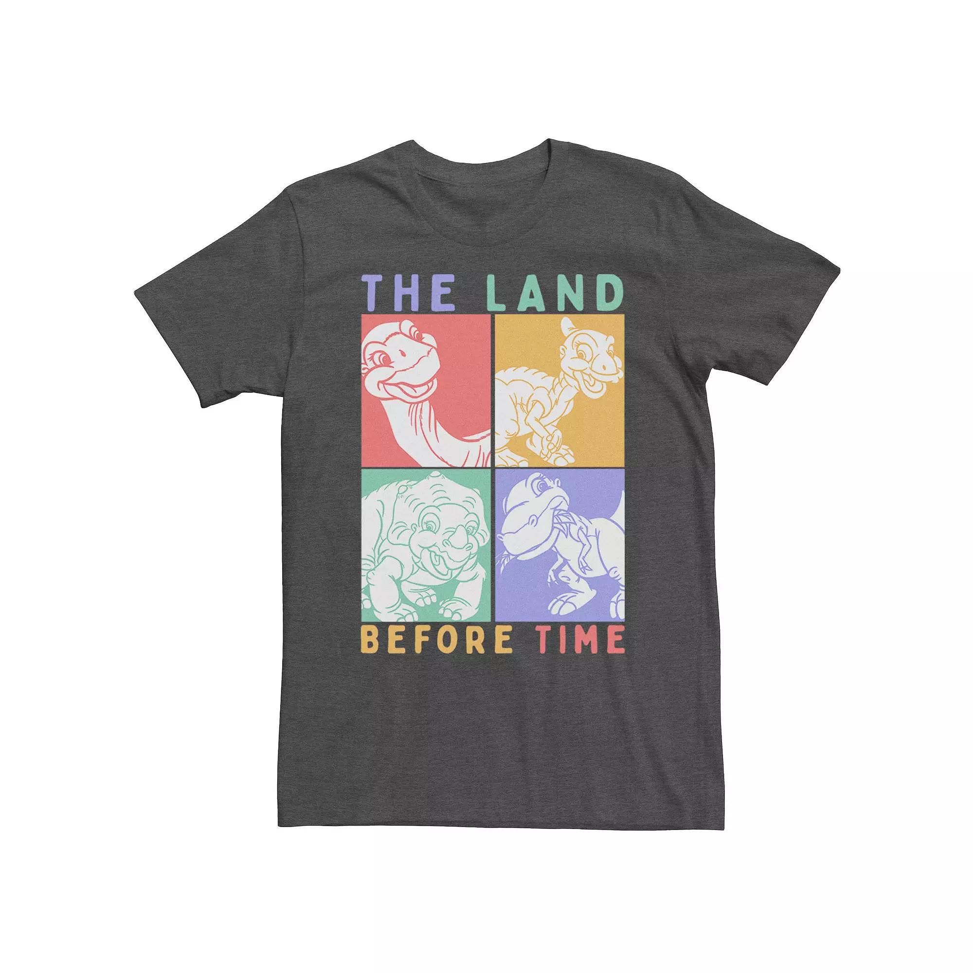 Boys 6-20 Land Before Time Pastel Stacked Dinosaur Boxes Tee, Boy's,  Product Image