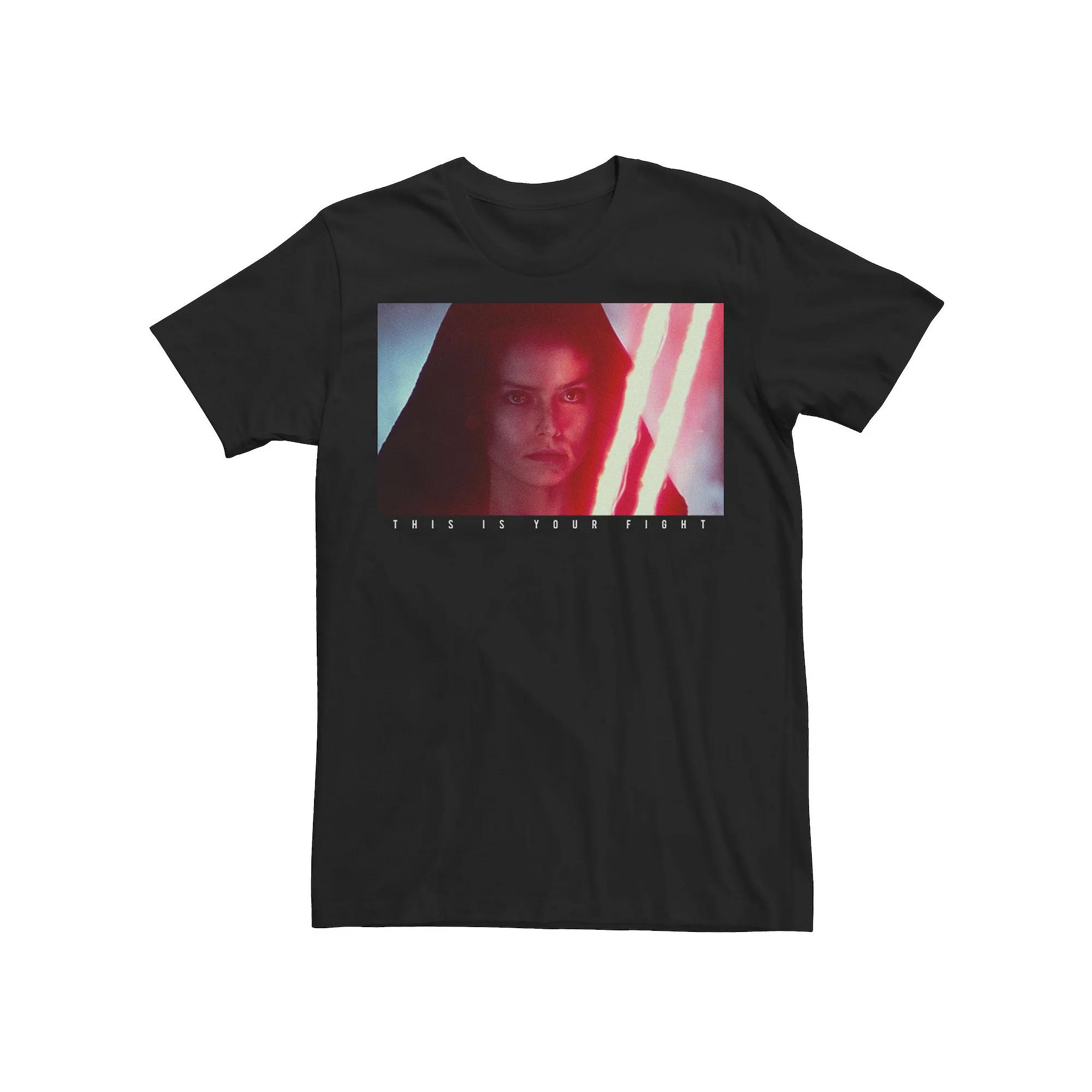 Men's Star Wars Rise Of Skywalker Rey This Is Your Fight Panel Tee,  Product Image