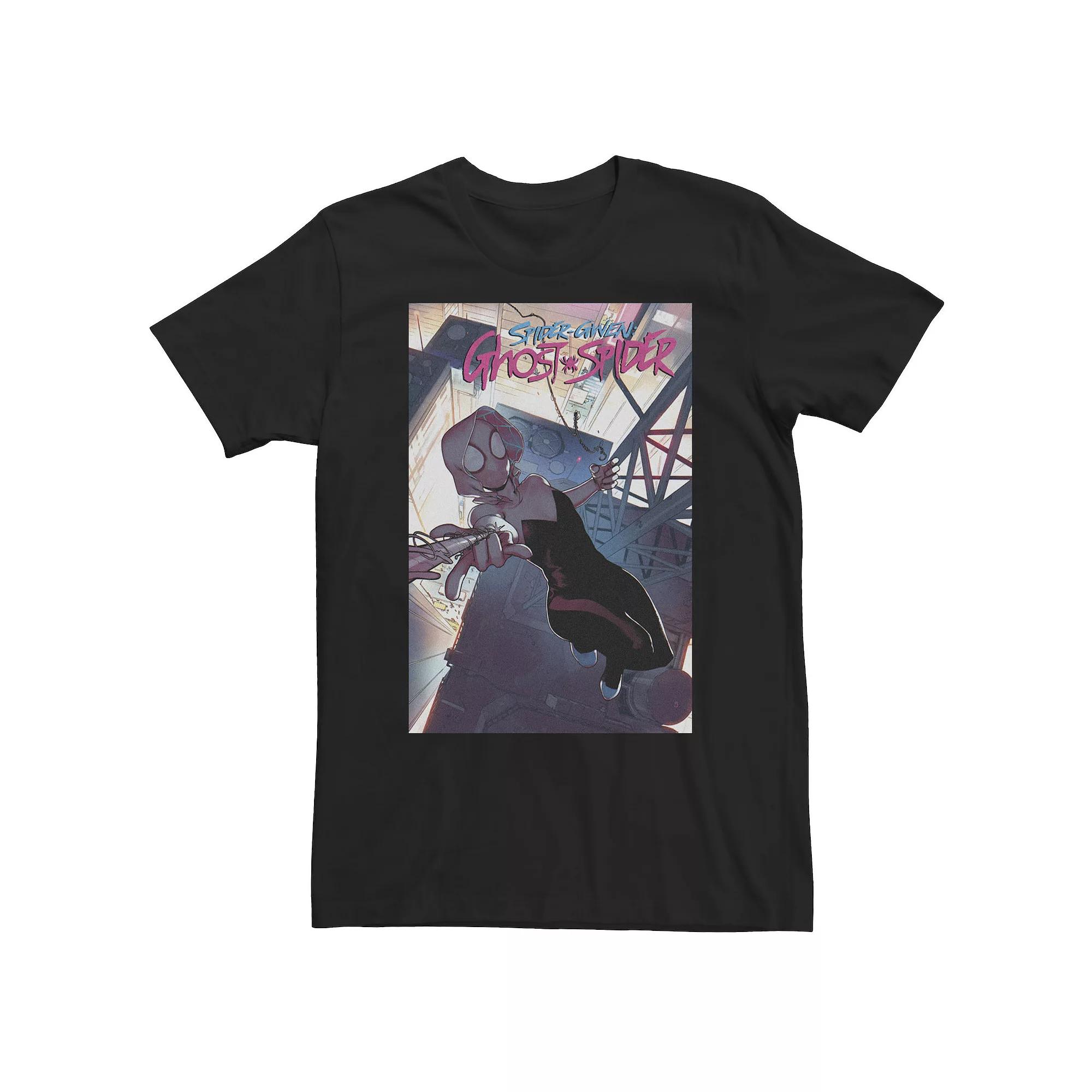 Big & Tall Marvel Comixology Ghost Spider #5 Comic Book Cover Tee, Men's,  Product Image