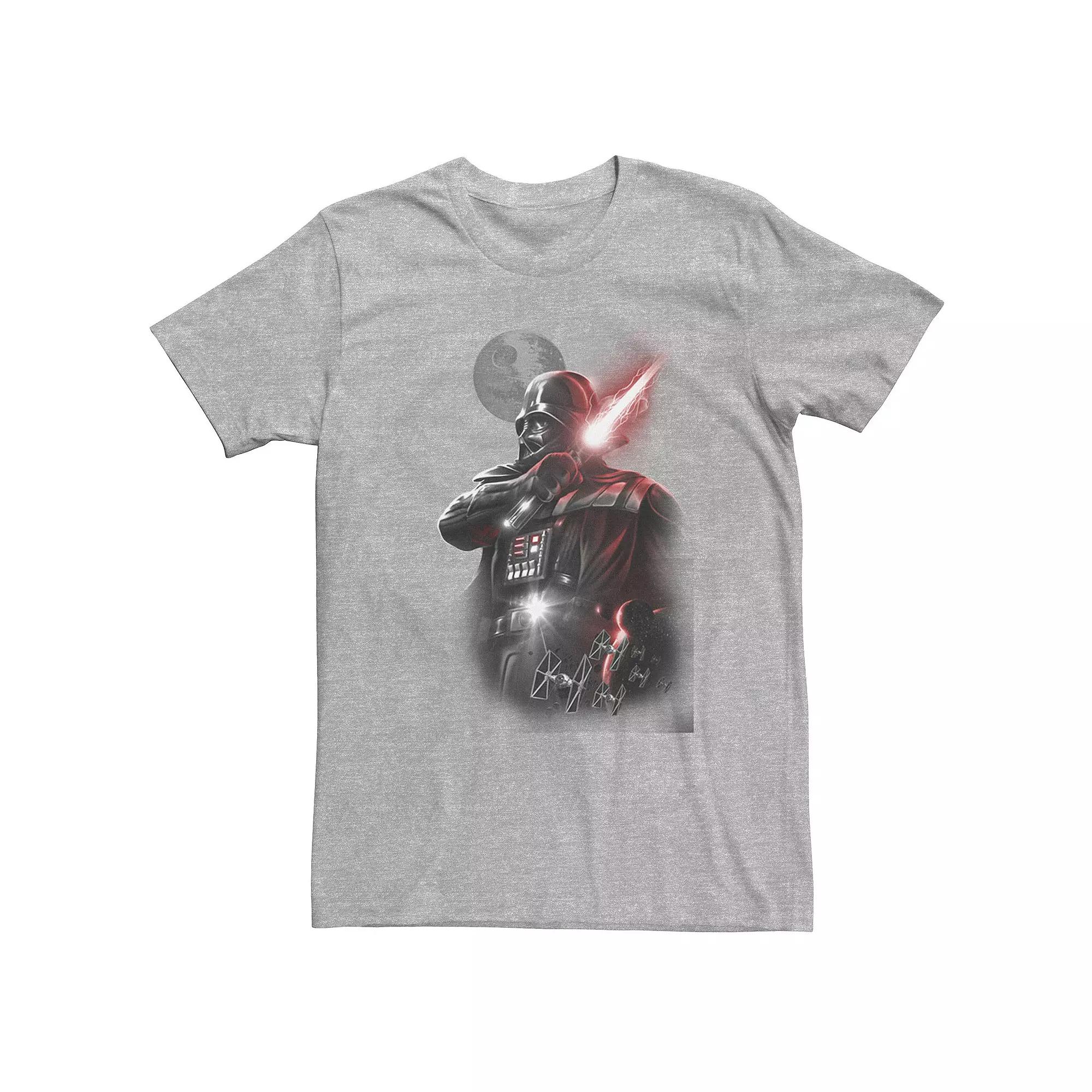 Big & Tall Star Wars Darth Vader Lightsaber Portrait Tee, Men's,  Product Image