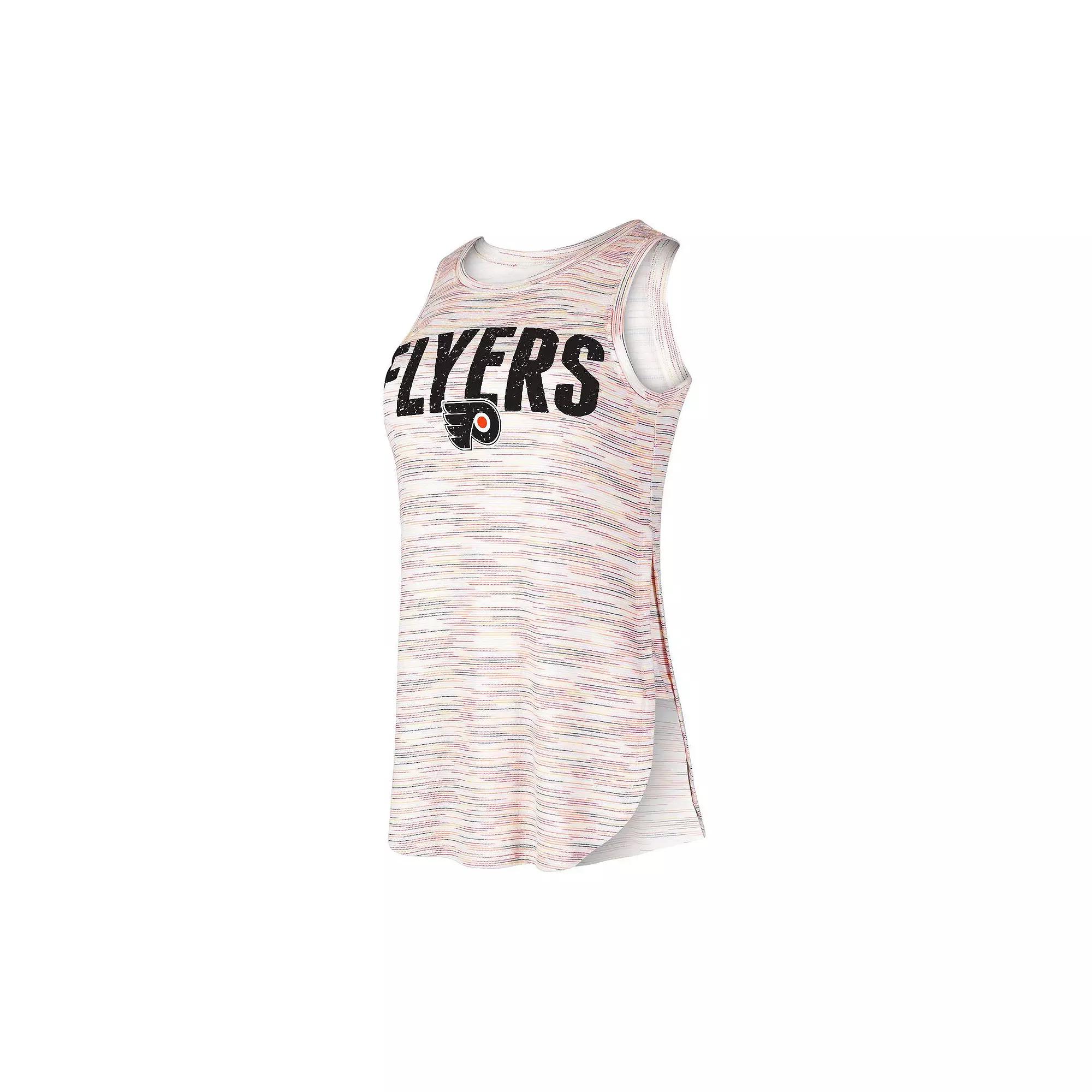 Women's Concepts Sport Philadelphia Flyers Sunray Multicolor Tri-Blend Tank Top,  Product Image
