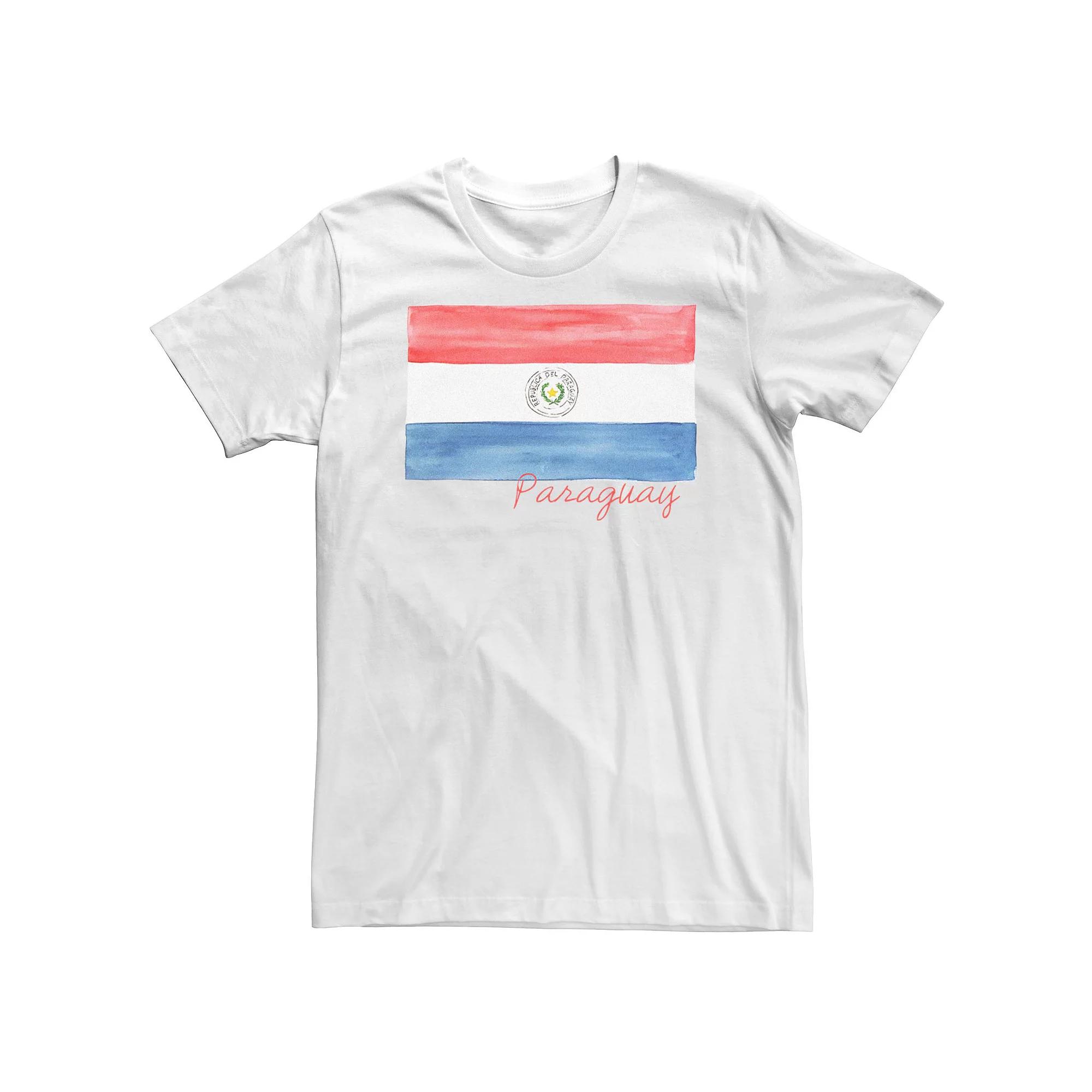 Big & Tall HHM Paraguay Flag Watercolor Tee, Men's,  Product Image