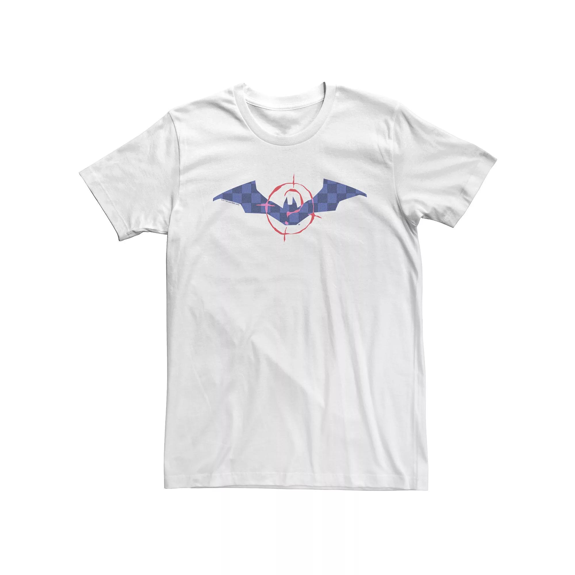 Big & Tall DC Comic Batman Mask Up Red And Blue Tee, Men's,  Product Image