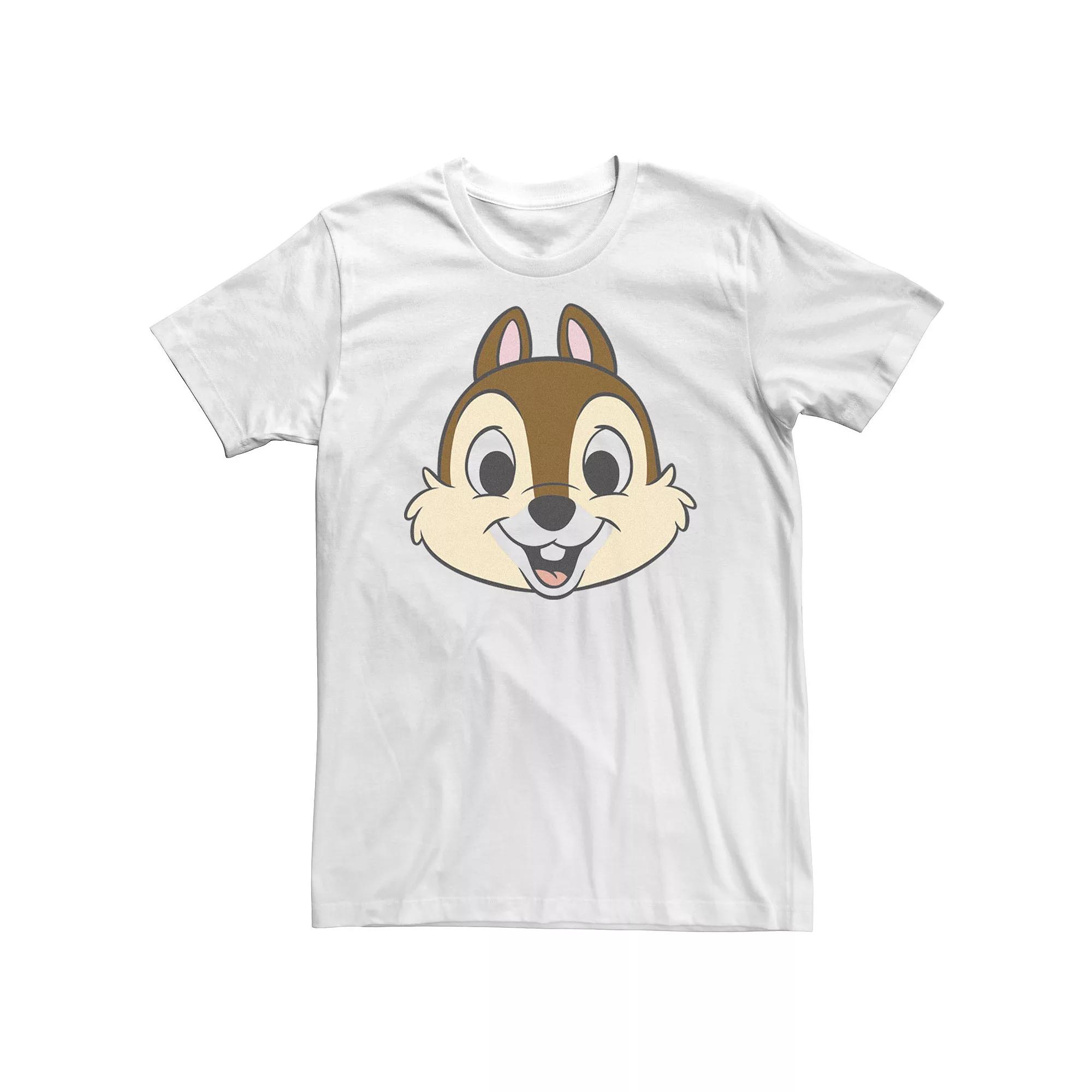 Big & Tall Disney Chip And Dale Chip With Transparent Cheeks Tee, Men's,  Product Image