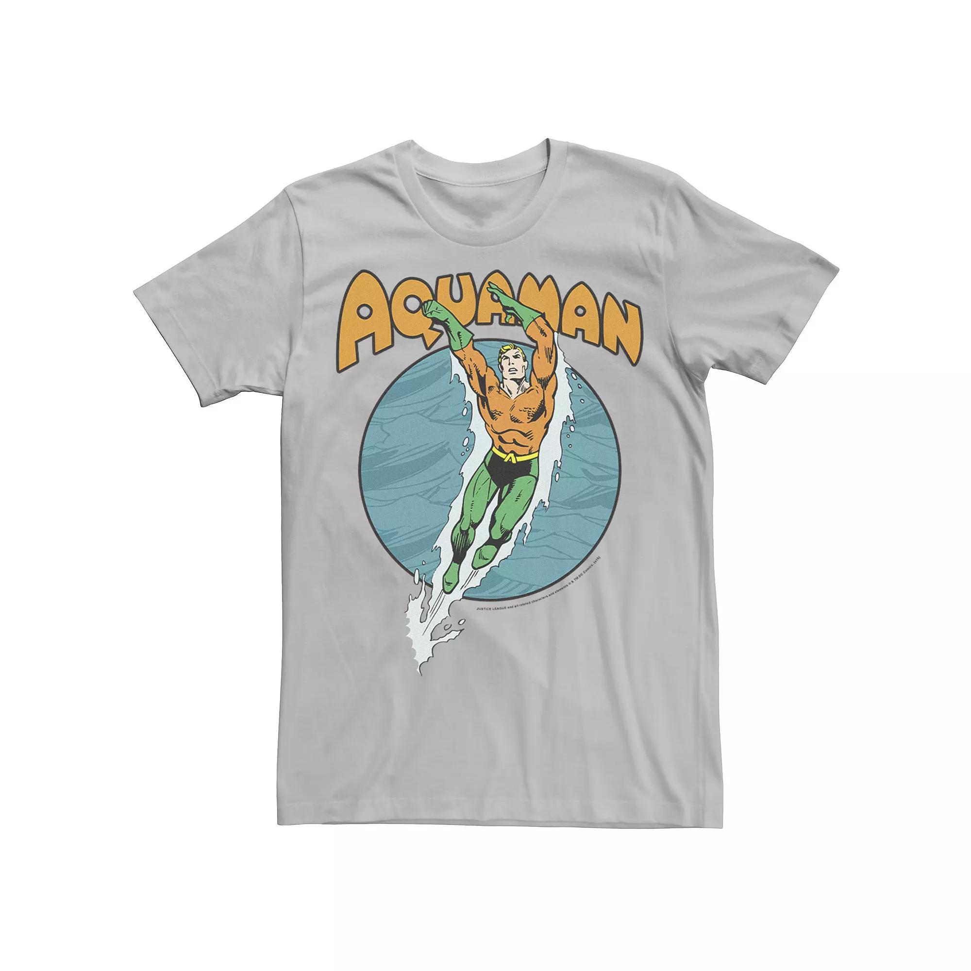 Men's DC Comics Aquaman Swimming Dance Tee,  Product Image