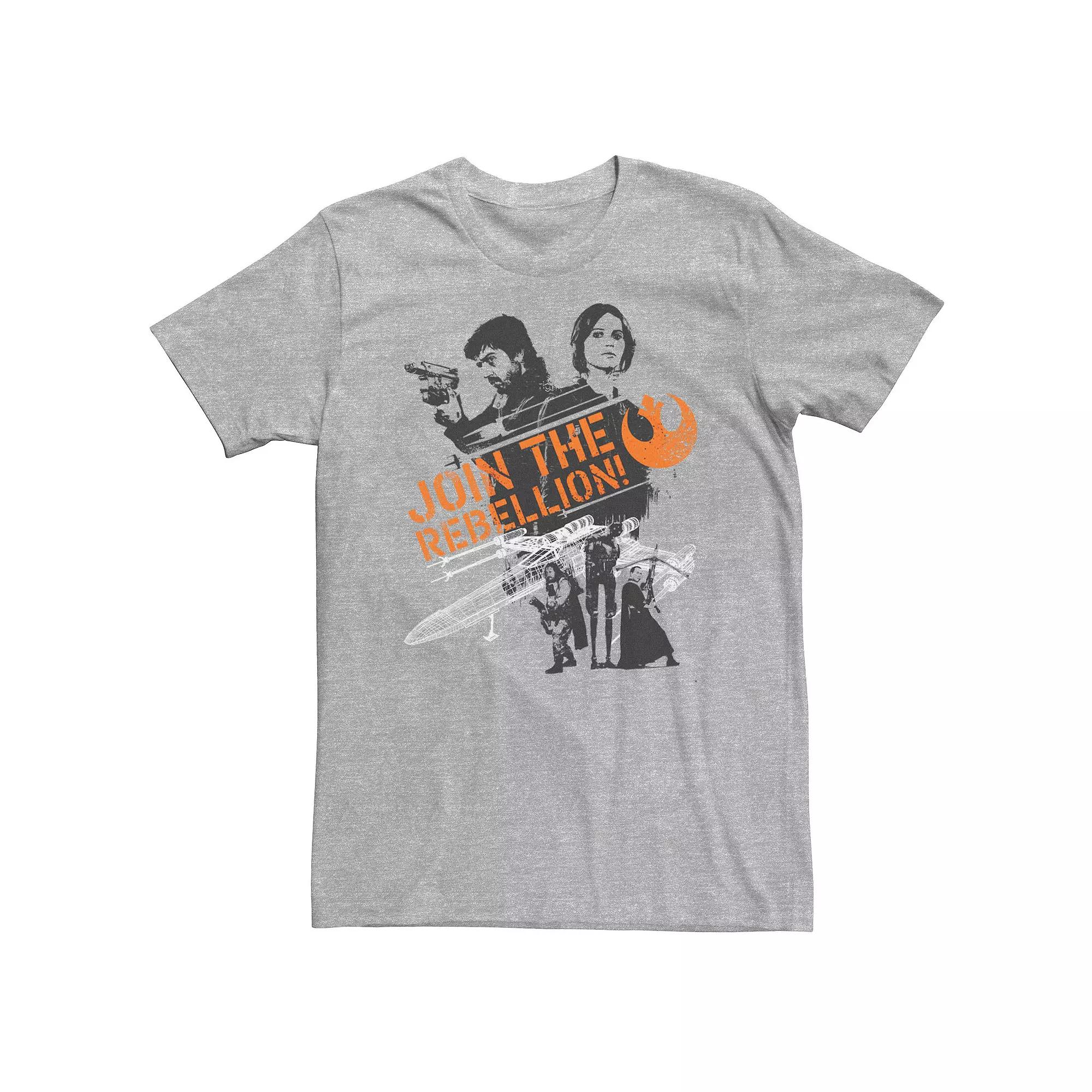 Big & Tall Star Wars Join The Rebellion Group Poster Tee, Men's,  Product Image