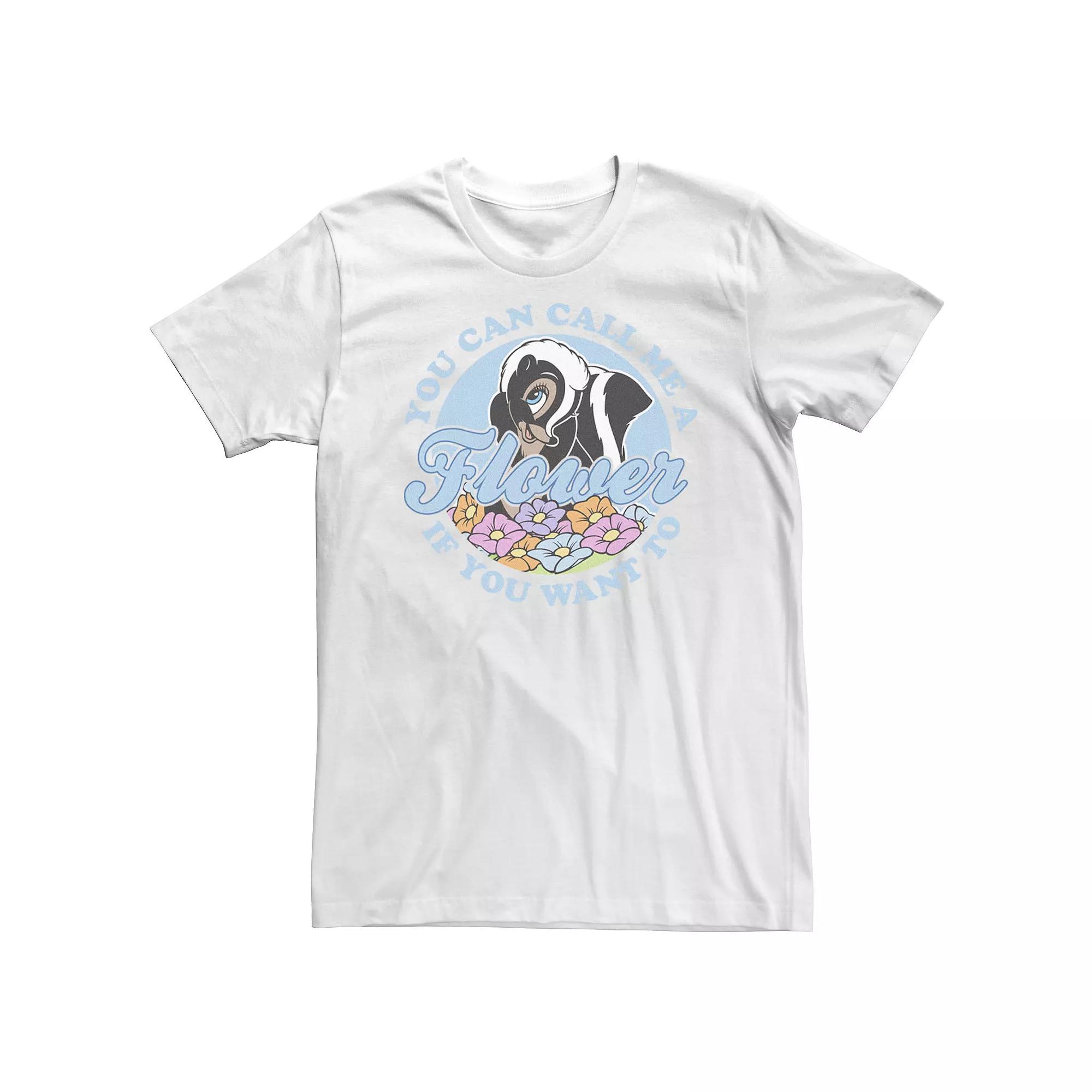 Big & Tall Disney Bambi You Can Call Me A Flower If You Want To Tee, Men's,  Product Image