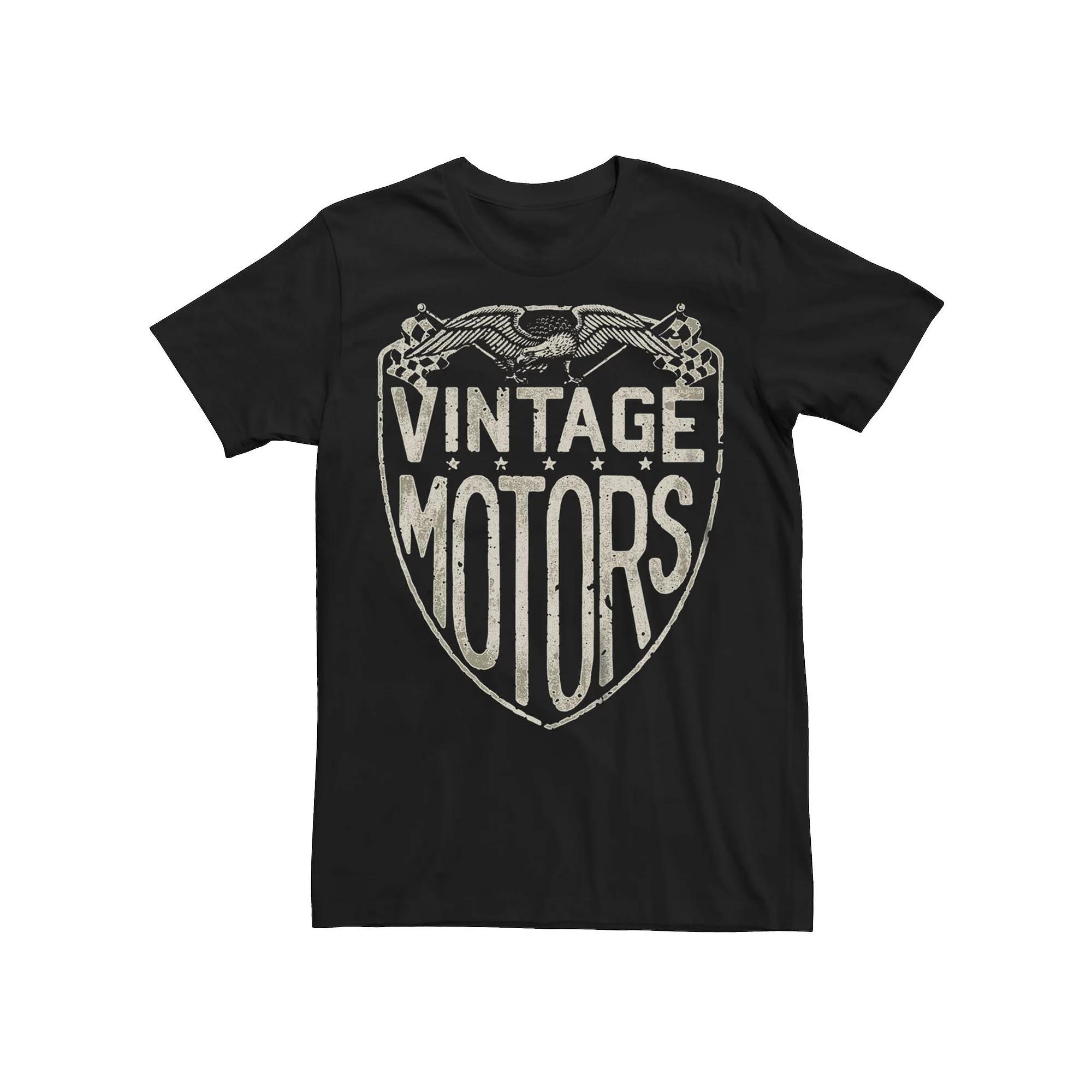 Men's Vintage Motors Shield Graphic Tee,  Product Image