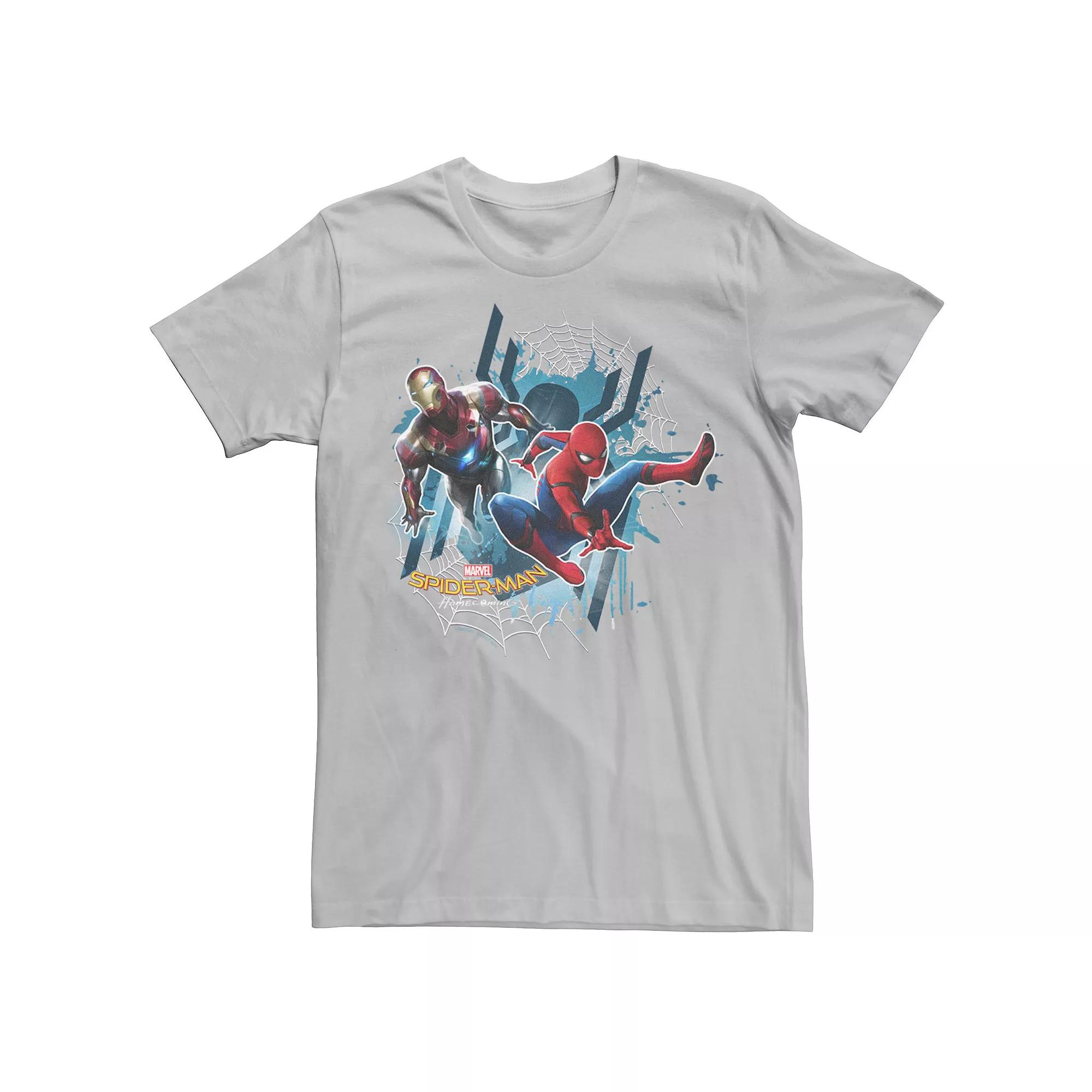 Men's Marvel Spider-Man Homecoming Iron Man Here To Help Graphic Tee,  Product Image