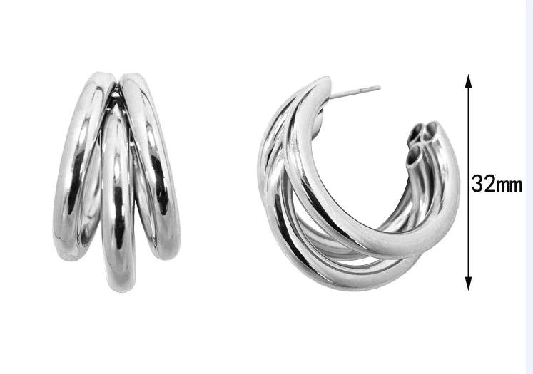 Dina Hoop Earrings Product Image