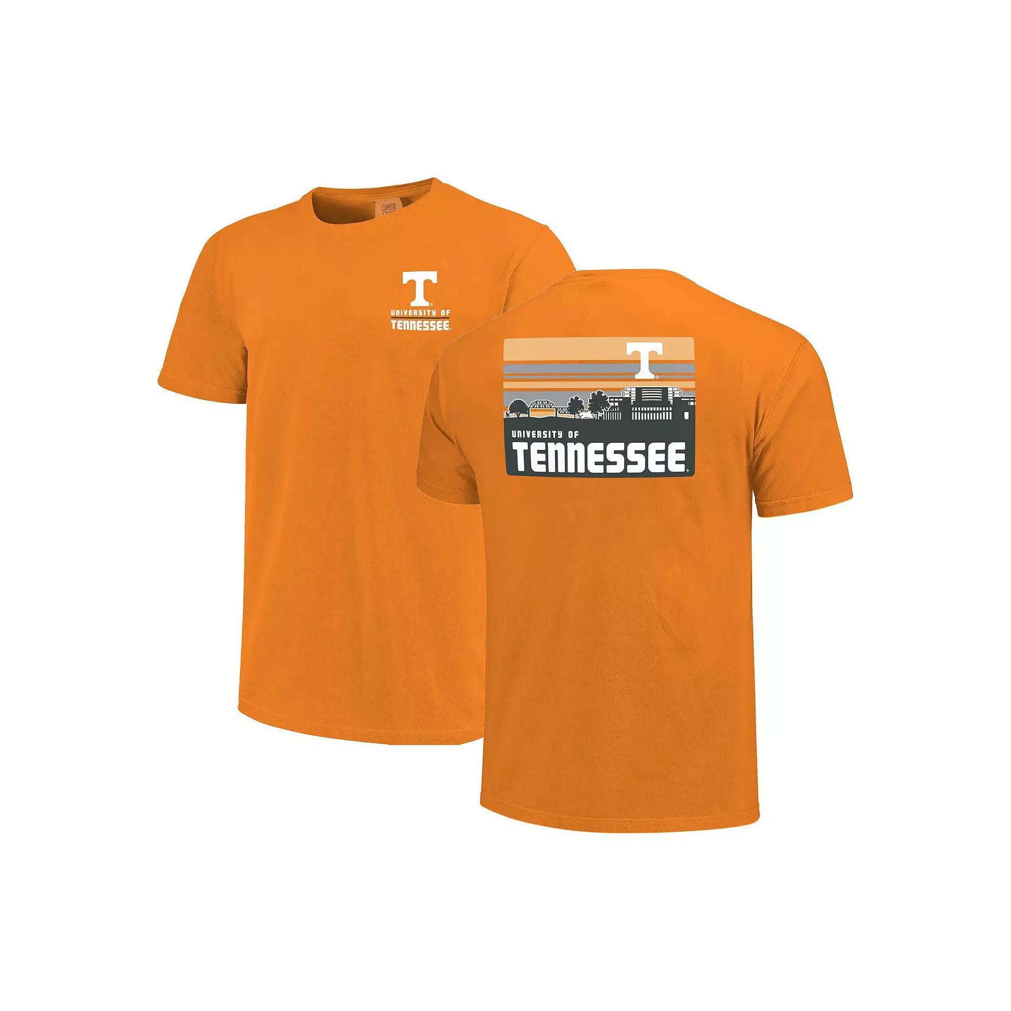Men's Tennessee Orange Tennessee Volunteers Striped Campus Skyline T-Shirt,  Product Image