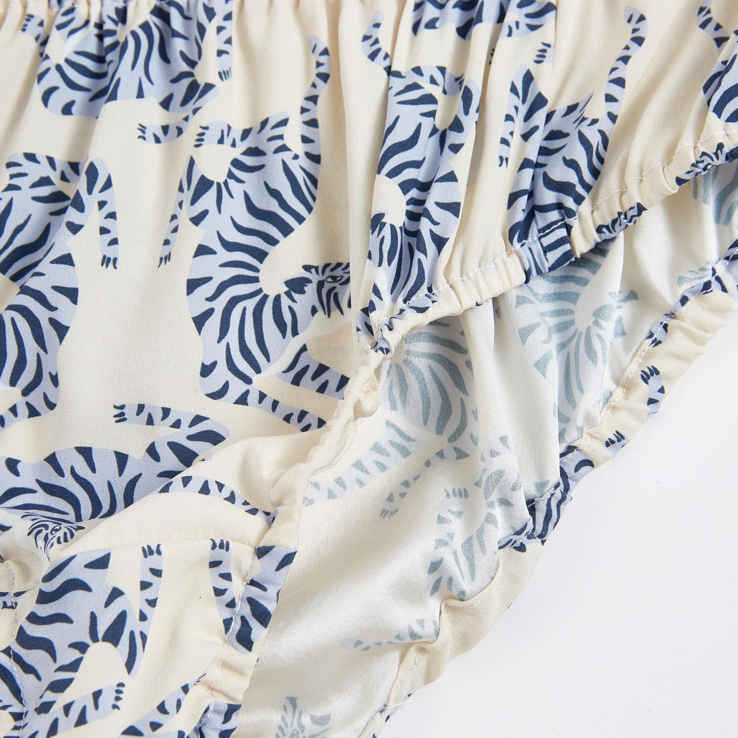 Sample Pure Silk Bikini Size S | Turquoise | Mulberry Silk Pantie Product Image