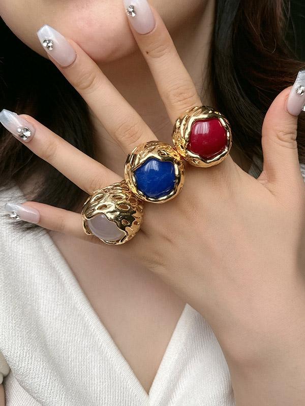 Geometric Shiny Rings Accessories Product Image