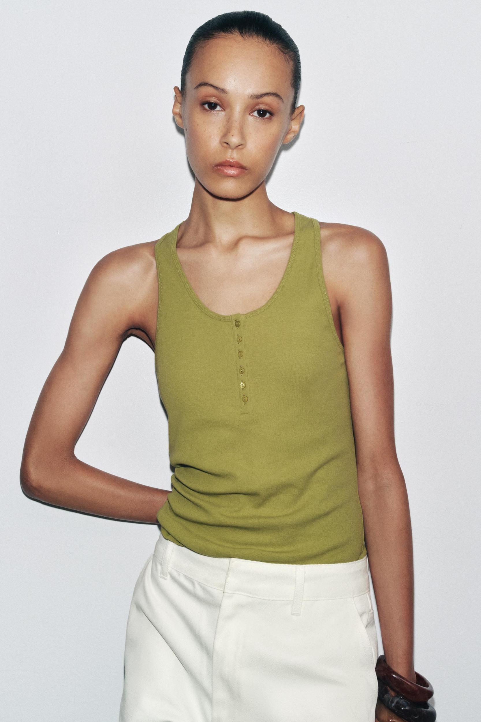 COTTON BUTTON TOP Product Image