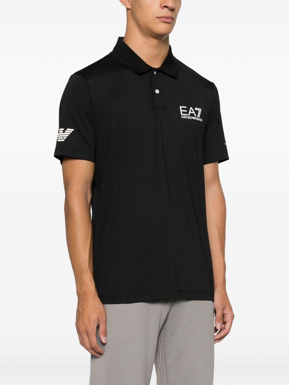 logo-print polo shirt Product Image