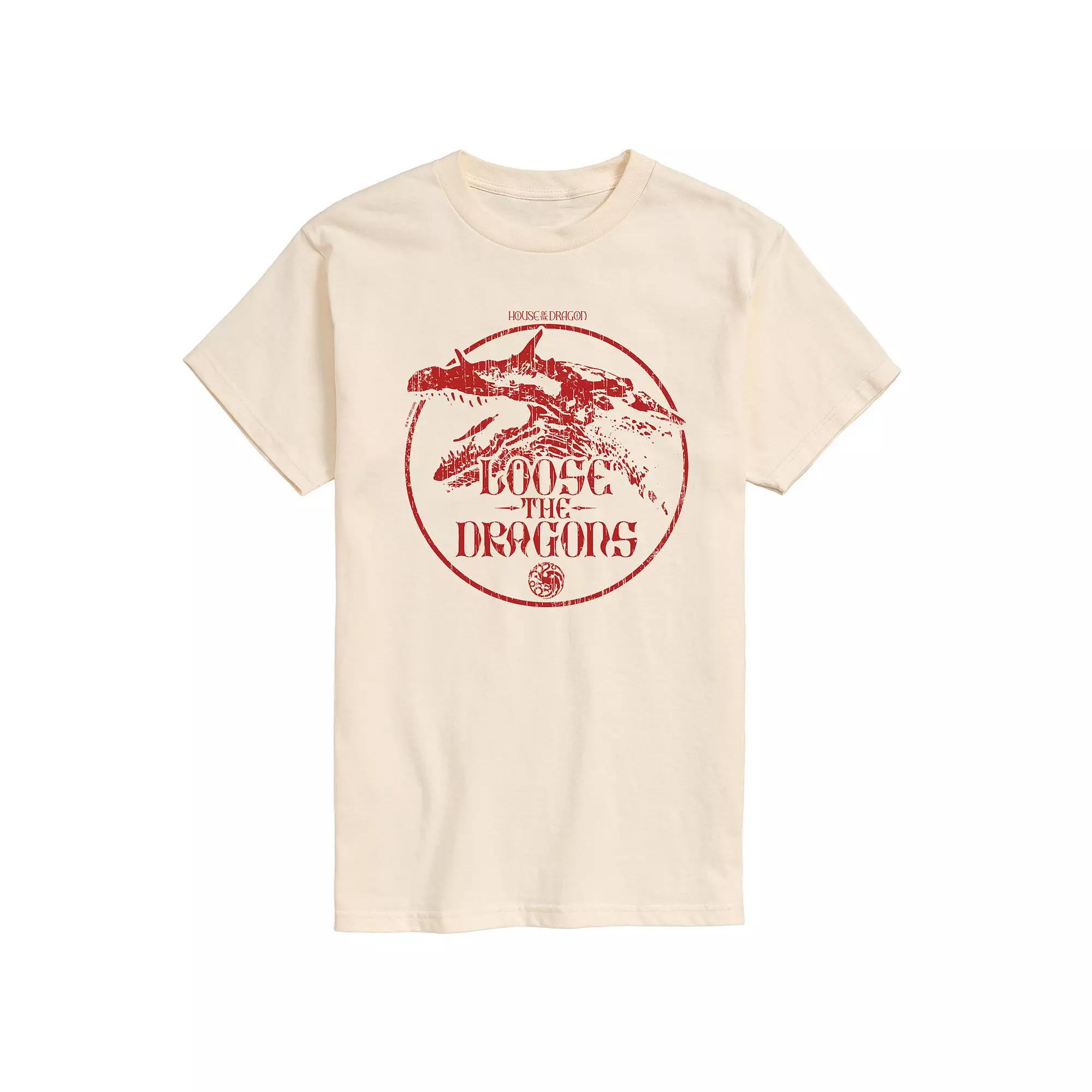 Men's House Of The Dragon Loose The Dragon Graphic Tee,  Product Image