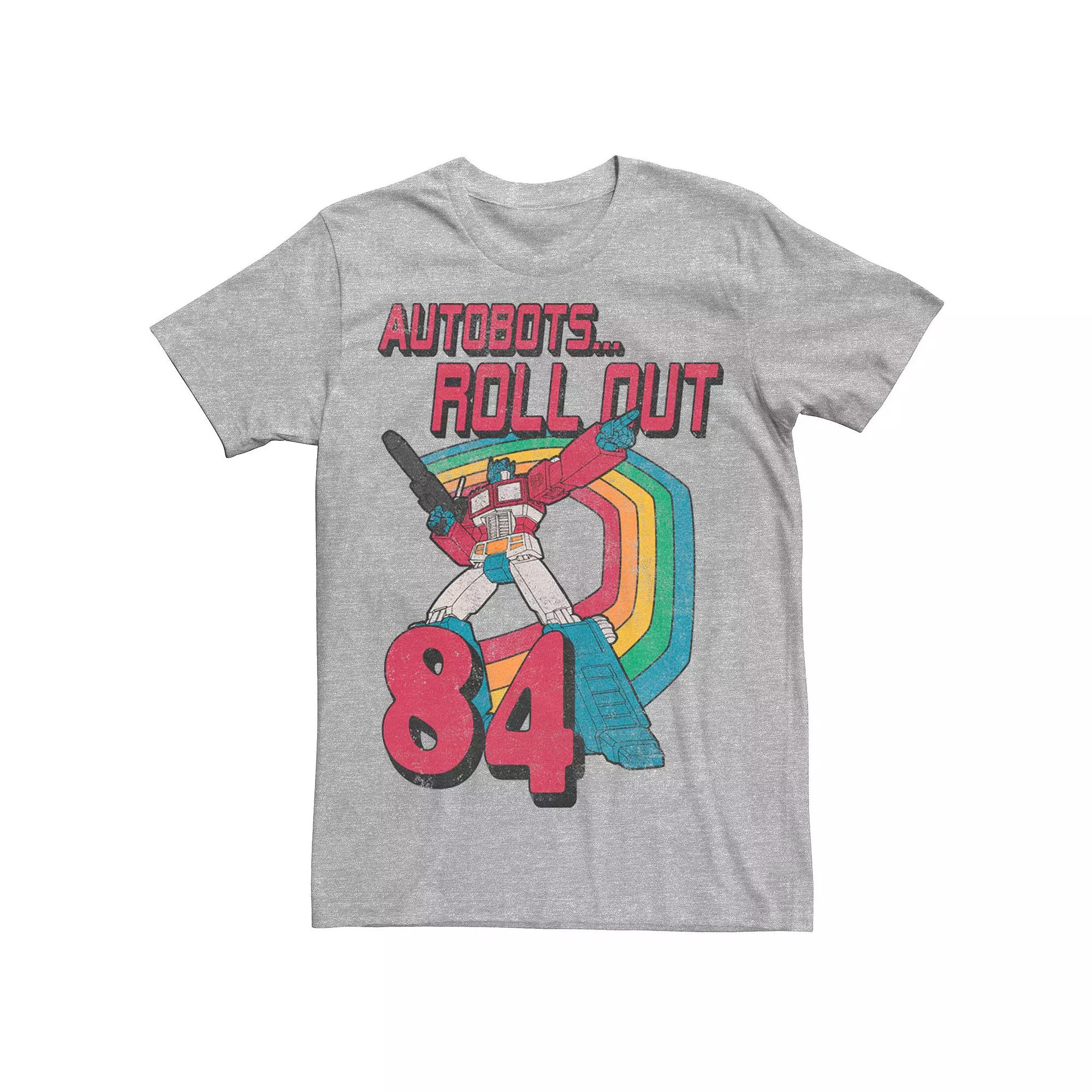 Men's Transformers Autobots Roll Out 84 Retro Tee,  Product Image