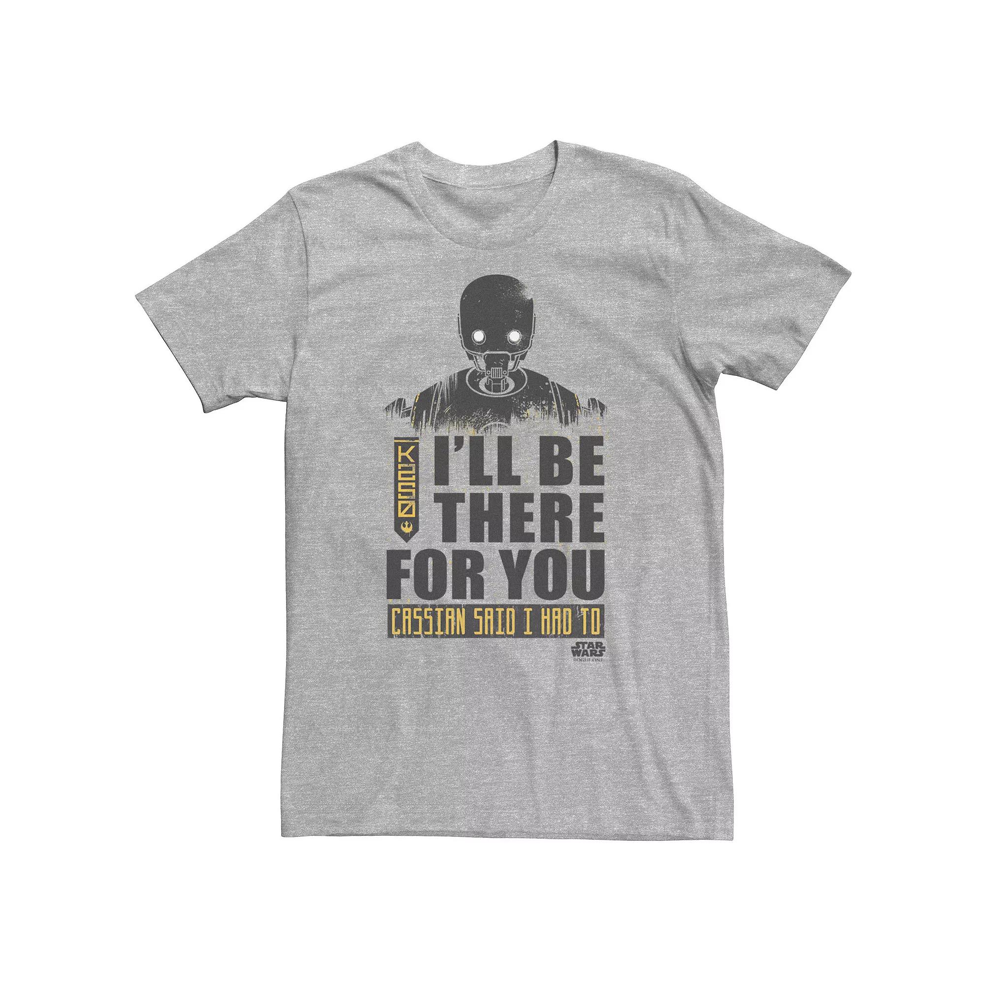 Big & Tall Star Wars K-2S0 Quote Poster Tee, Men's,  Product Image