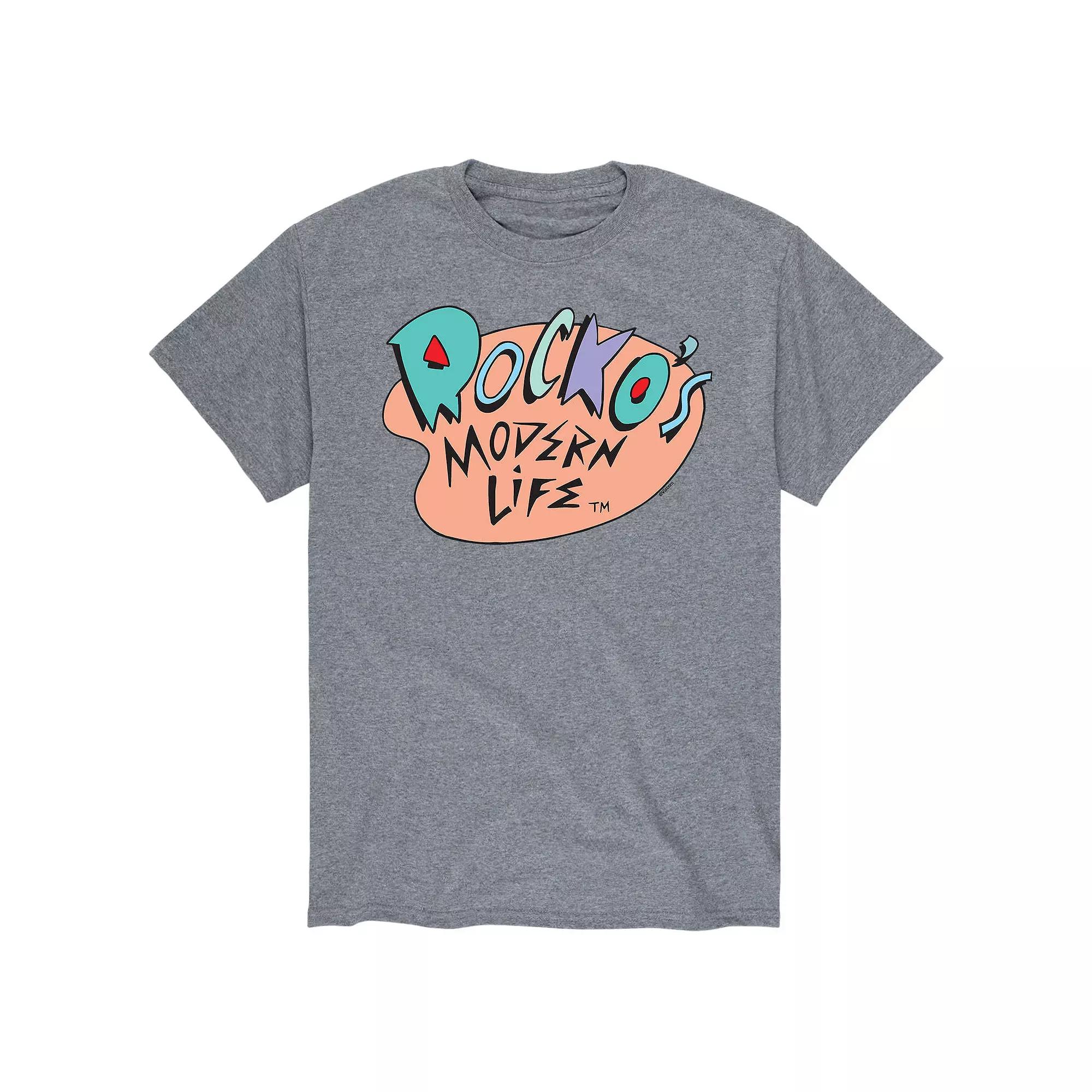 Men's Rocko's Modern Life Logo Tee,  Product Image