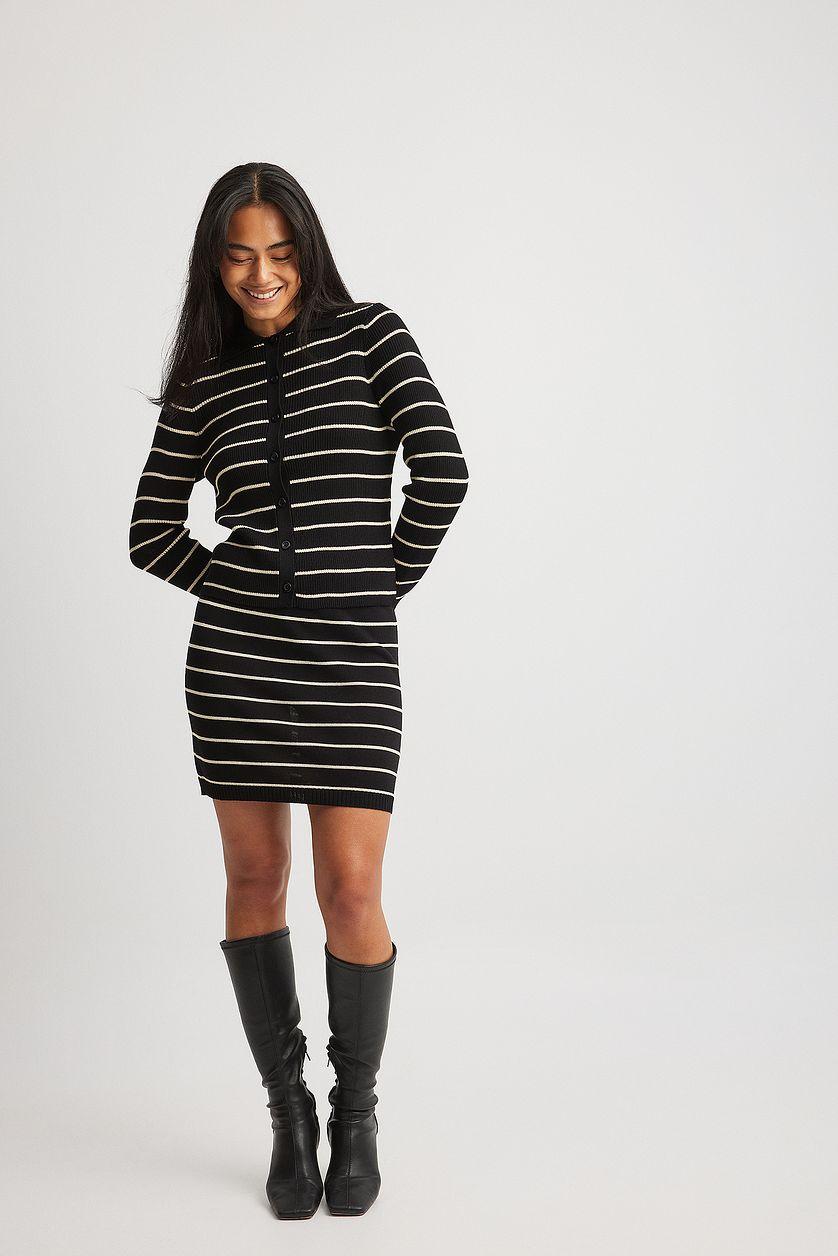 Fine Knitted Mini Skirt Product Image