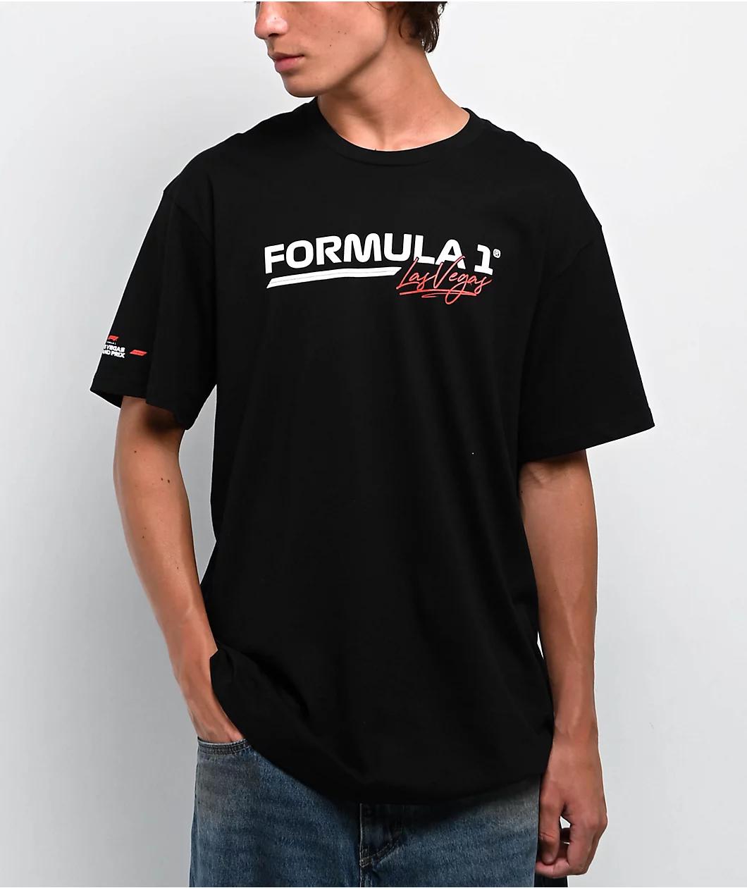 Formula 1 Las Vegas Grand Prix Lights Out Black T-Shirt Product Image