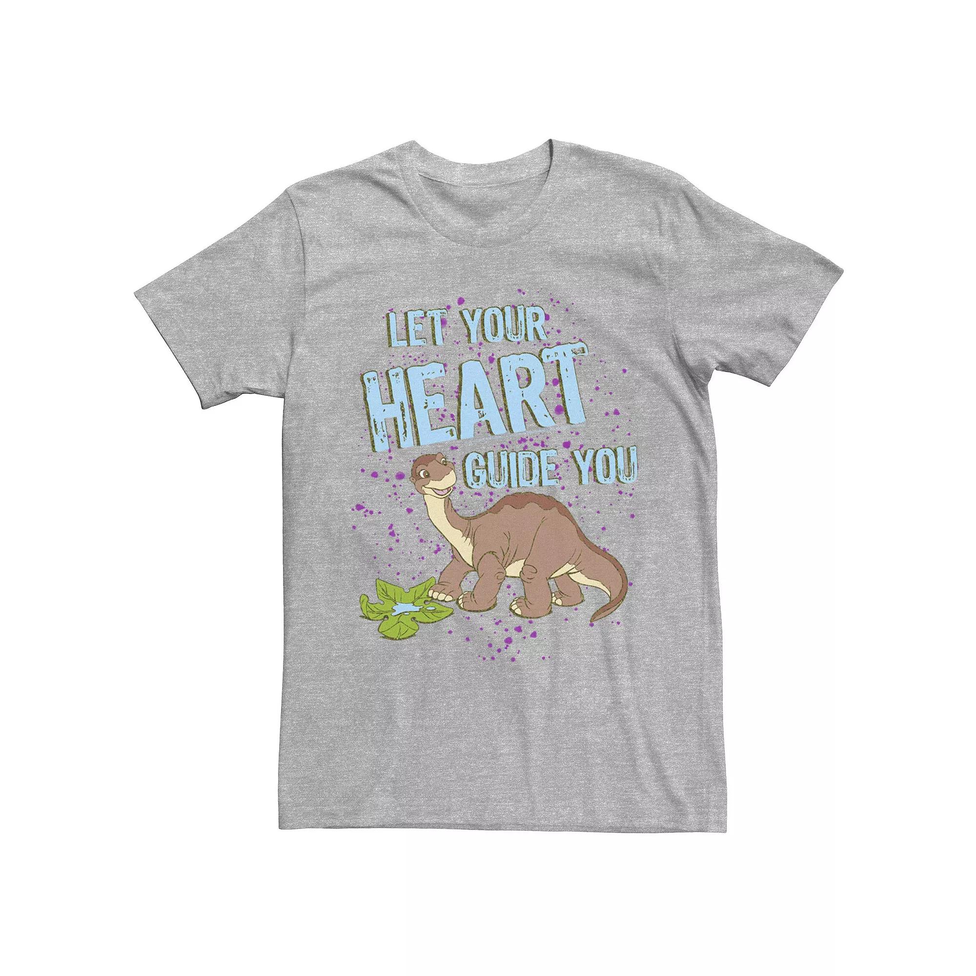 Men's Land Before Time Let Your Heart Guide You Littlefoot Portrait Tee,  Product Image