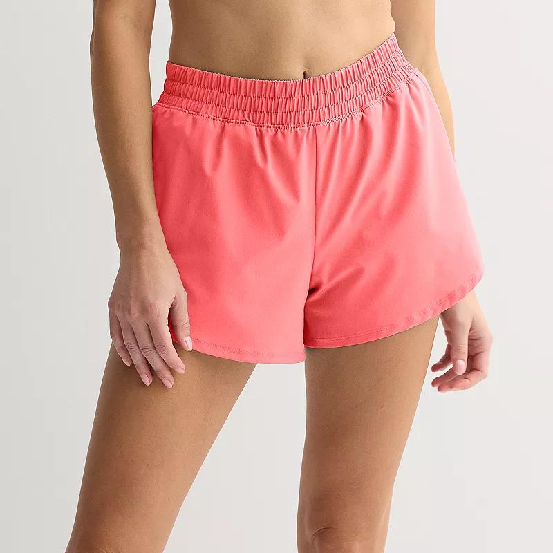 Women's Tek Gear Woven Run Shorts,  Product Image