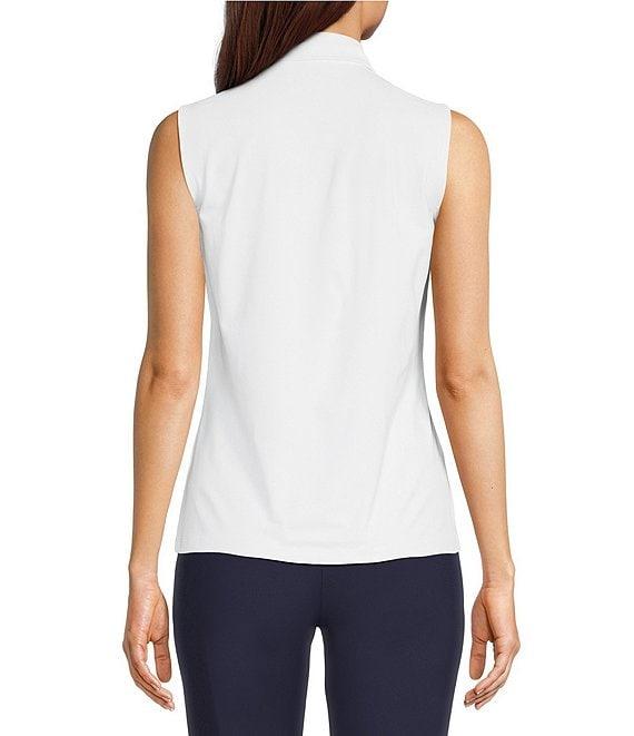 J.McLaughlin Aida Catalina Cloth Knit Point Collar Sleeveless Top Product Image