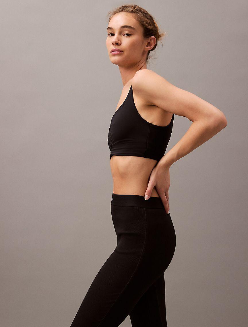 Cotton Stretch Rib Leggings Product Image