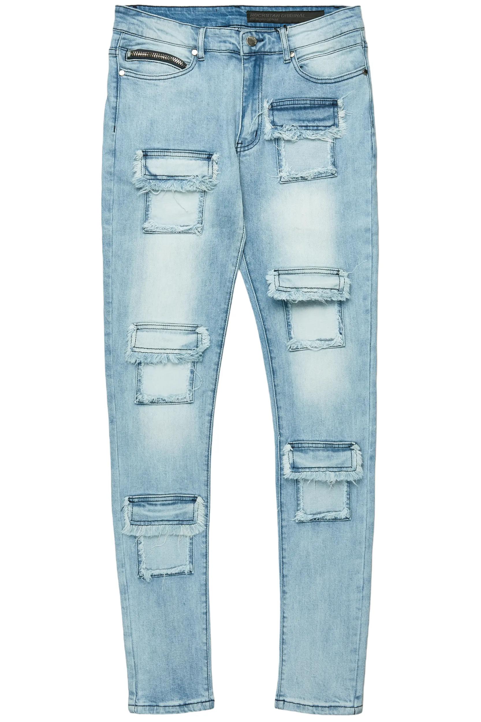 Petrus Light Blue Slim Fit Jean Male Product Image