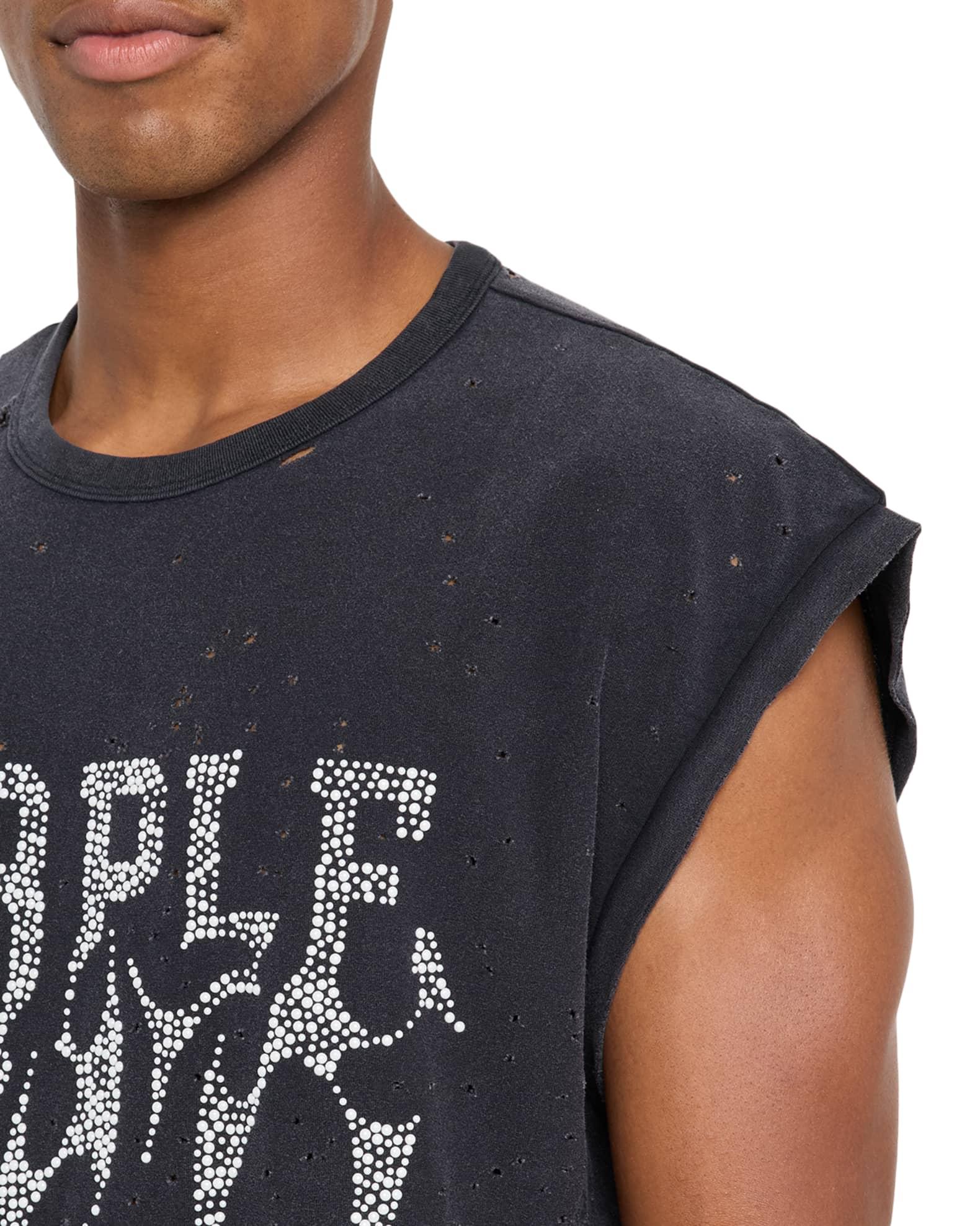 Men's Jersey Crystal Logo Sleeveless T-Shirt Product Image