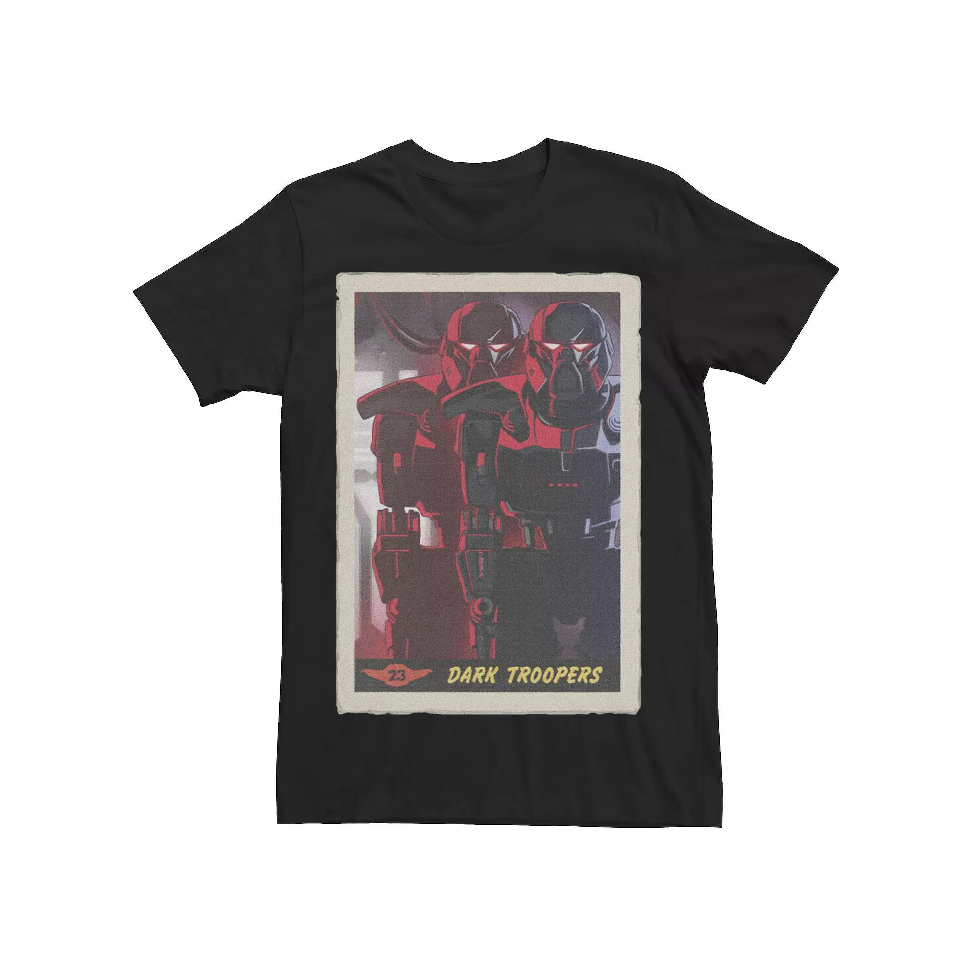 Men's Star Wars Dark Trooper Card Tee,  Product Image