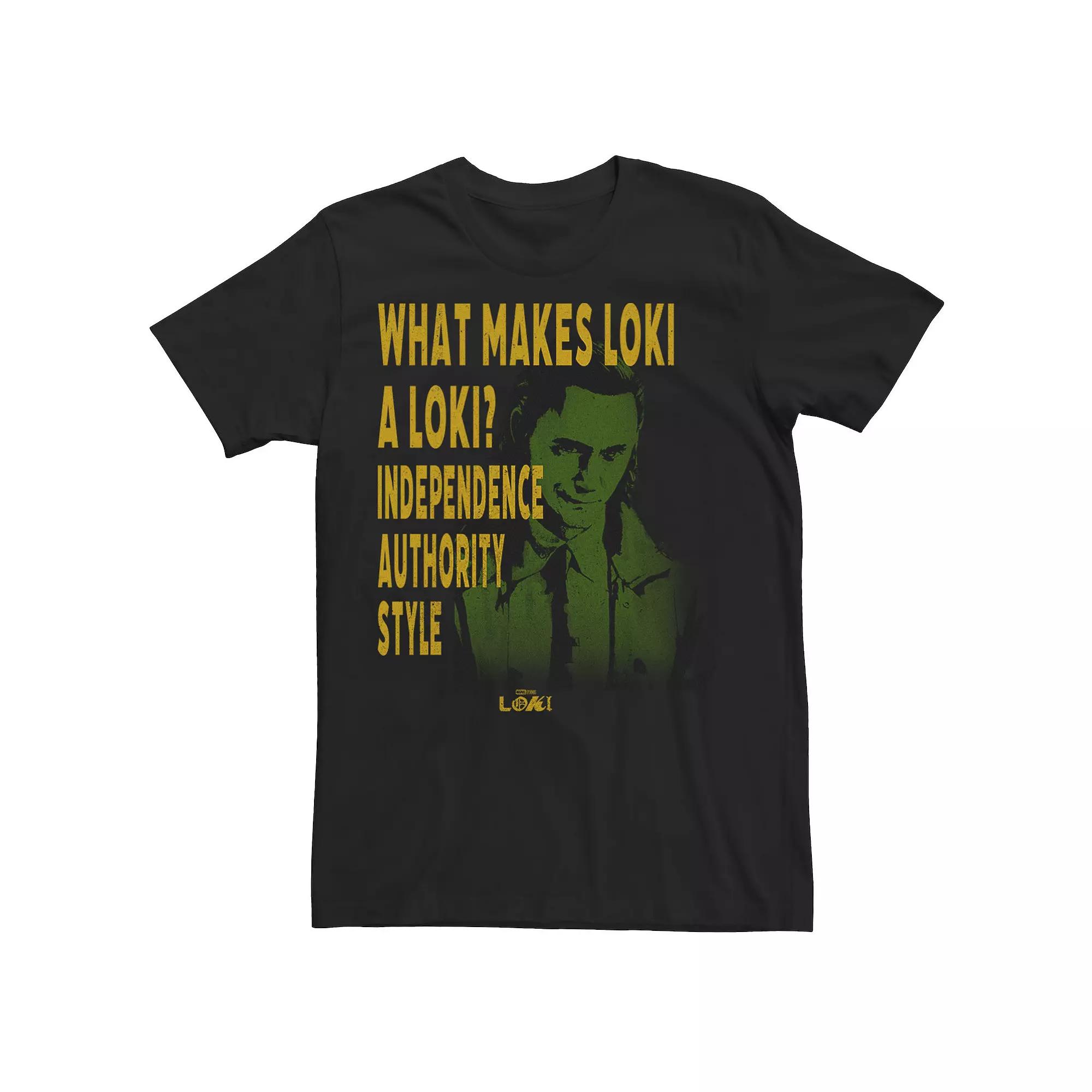 Men's Marvel Loki Style Quote Tee, Boy's,  Product Image