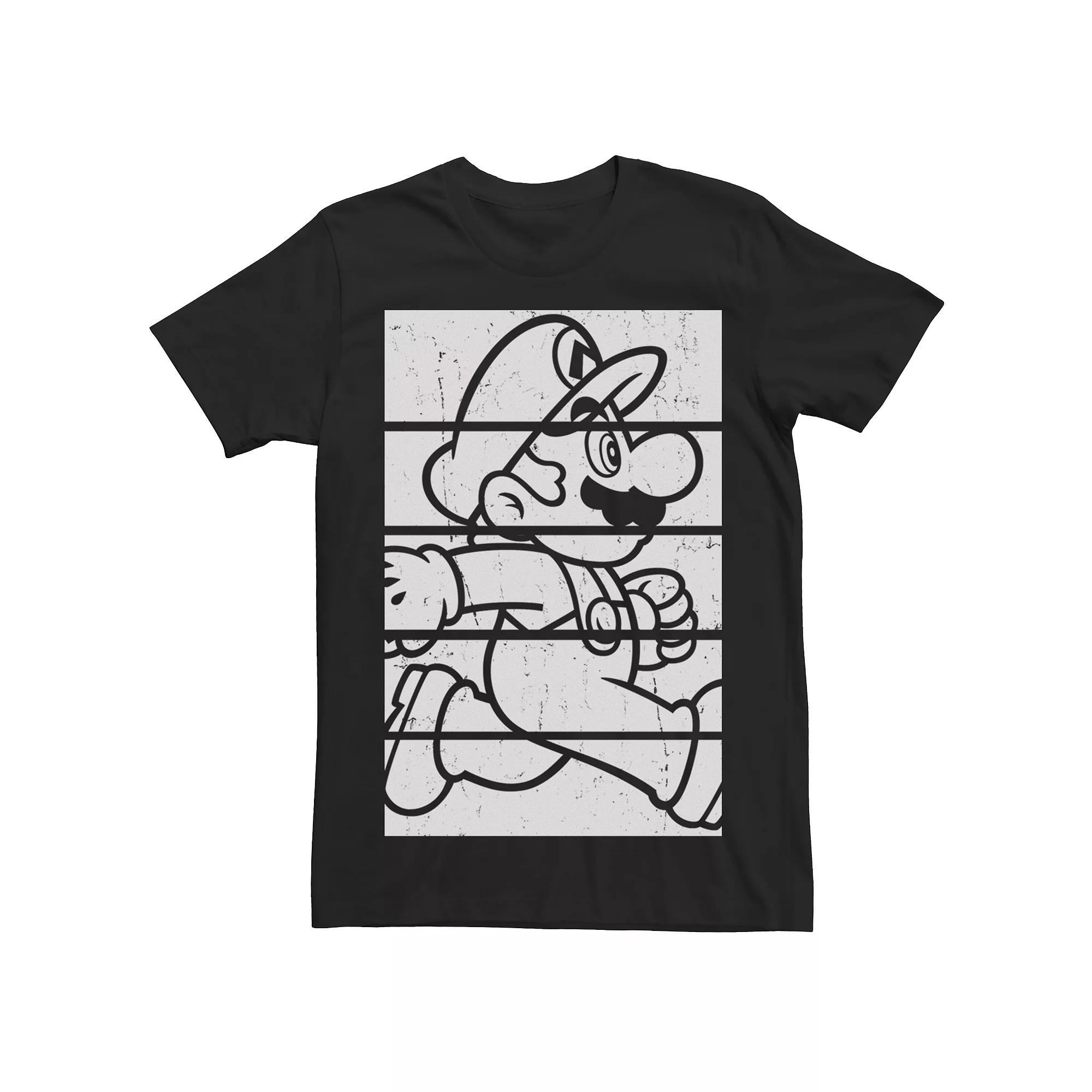 Men's Super Mario Side Run Panels Tee,  Product Image