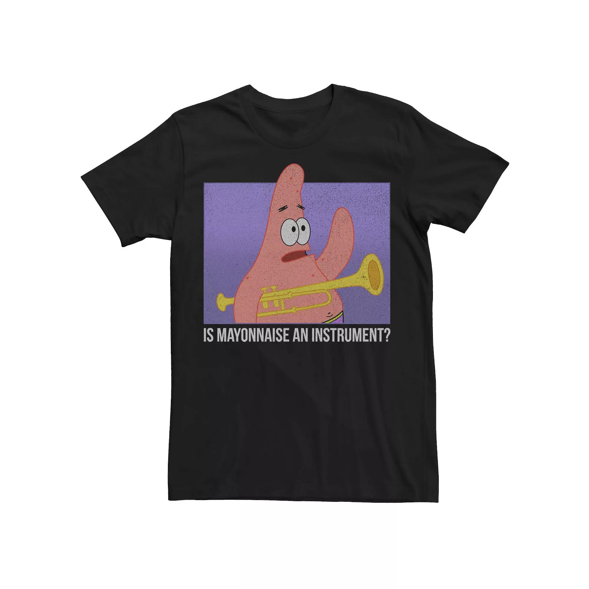 Men's Nickelodeon SpongeBob SquarePants Patrick "Is Mayonnaise An Instrument?" Tee,  Product Image