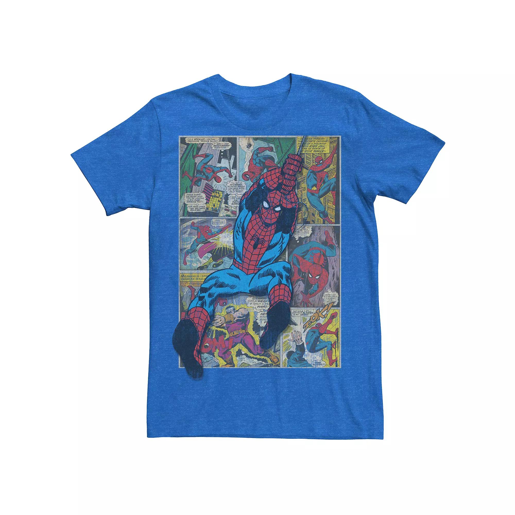 Men's Spider-Man Comic Cover Tee,  Product Image