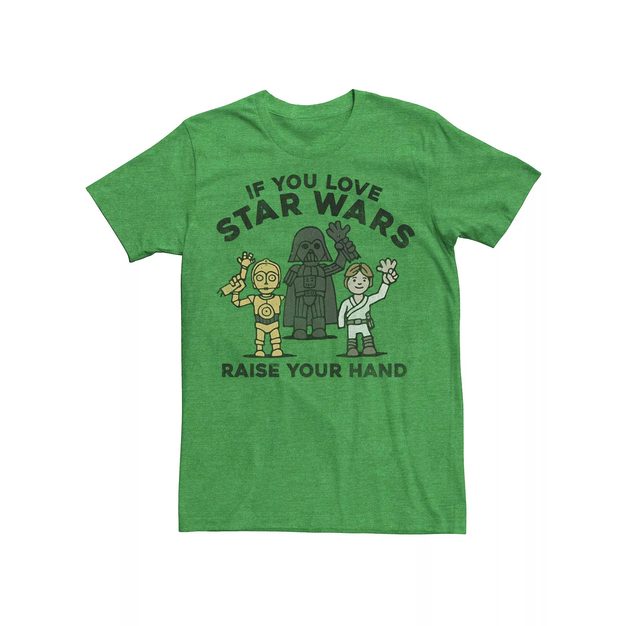 Men's Star Wars Raise Your Hands Doodle Sketch Tee,  Product Image