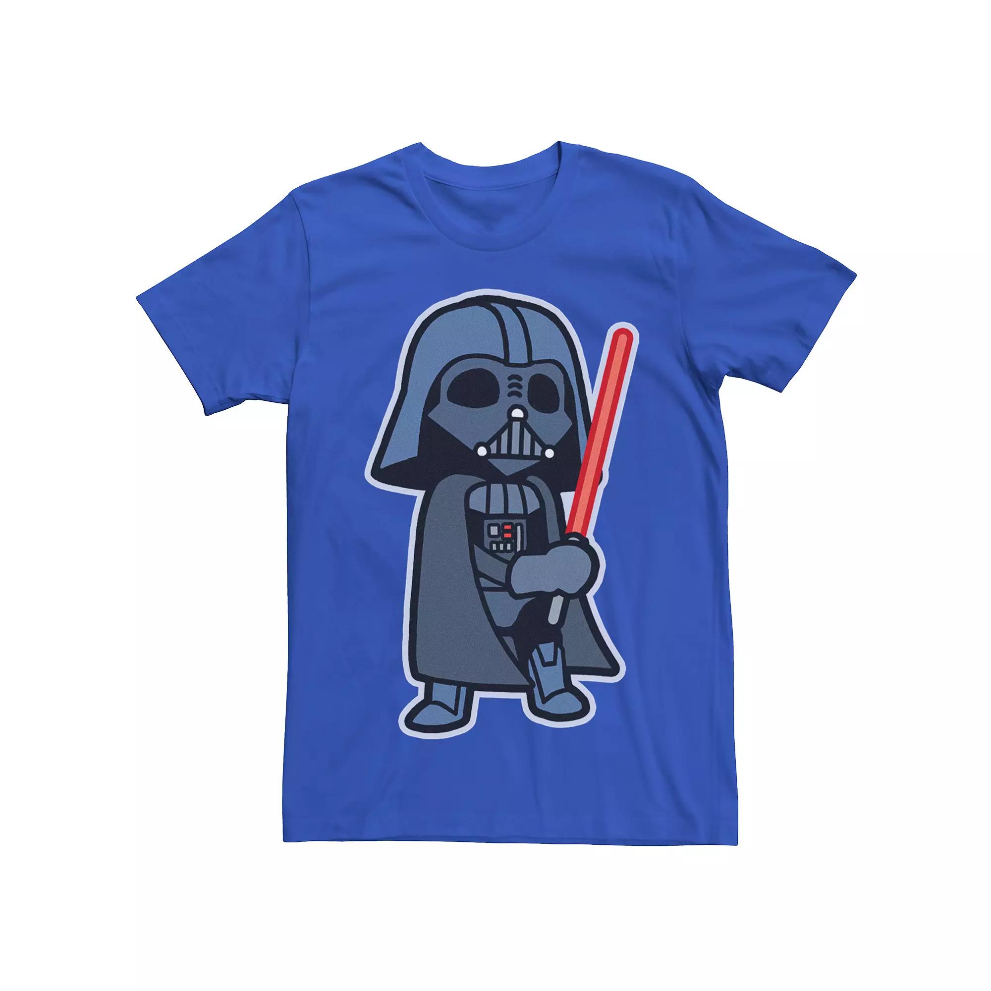 Men's Star Wars Darth Vader Chibi Cartoon Tee,  Product Image