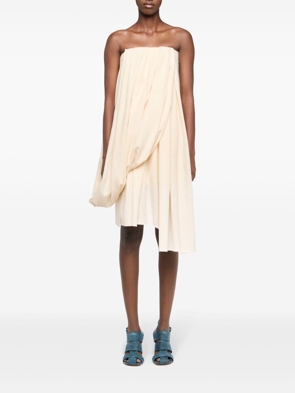 draped bustier dress Product Image