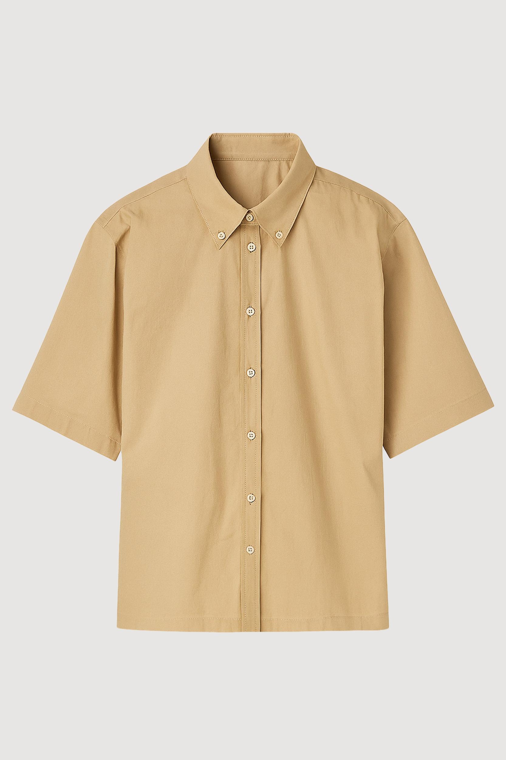 Calliope Cinch-Waist Tie-Back Shirt Product Image