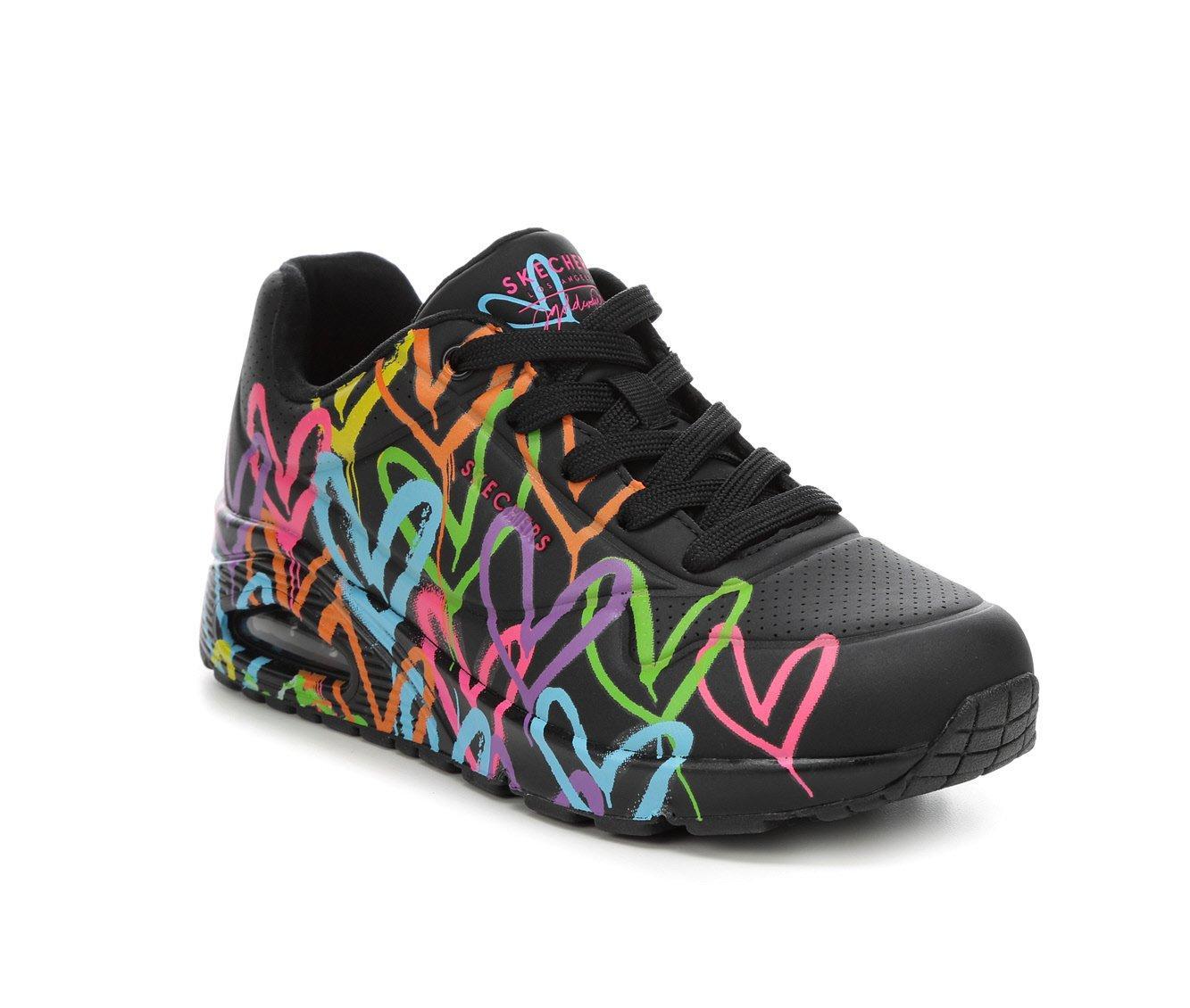 Women's Skechers Street Uno Highlight Love 177981 Wedge Sneakers Product Image