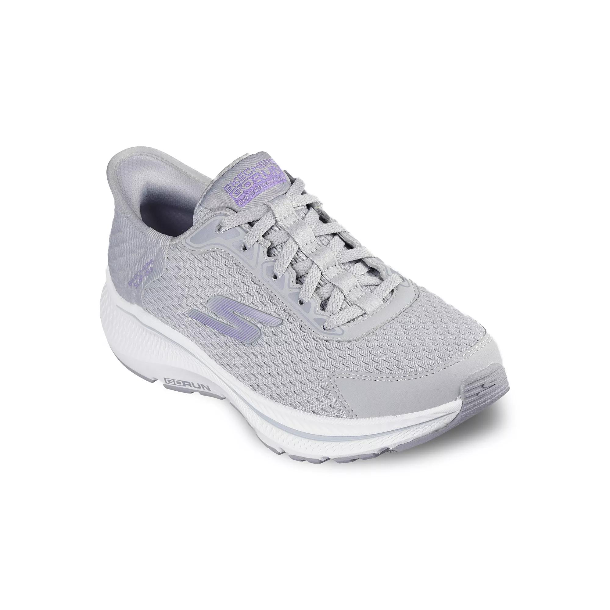 Skechers Hands Free Slip-ins® Go Run Consistent 2.0 Endure Women's Athletic Shoes, Size: 6, Gray Purple Product Image