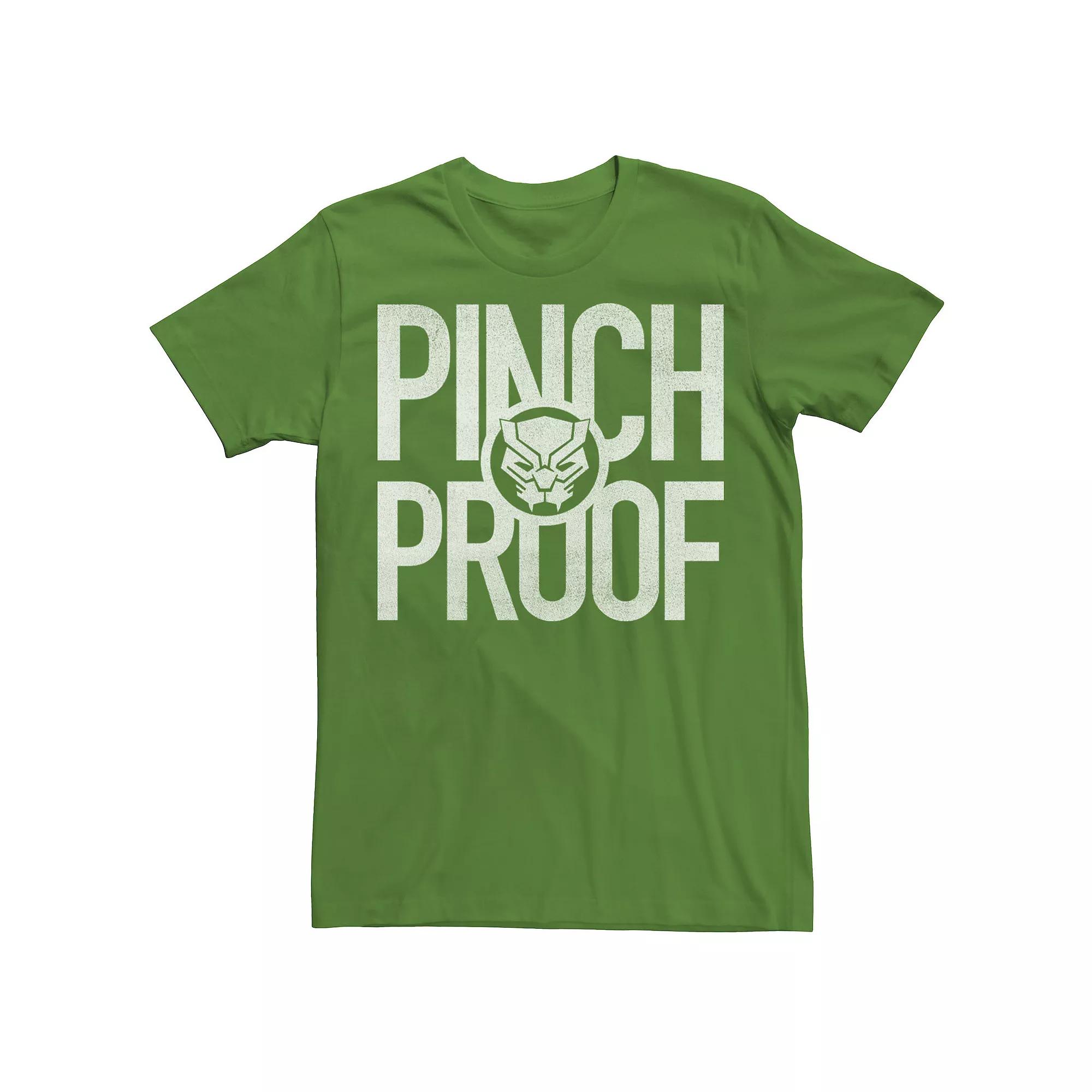 Men's Marvel Black Panther Pinch Proof St. Patrick's Day Text Tee,  Product Image