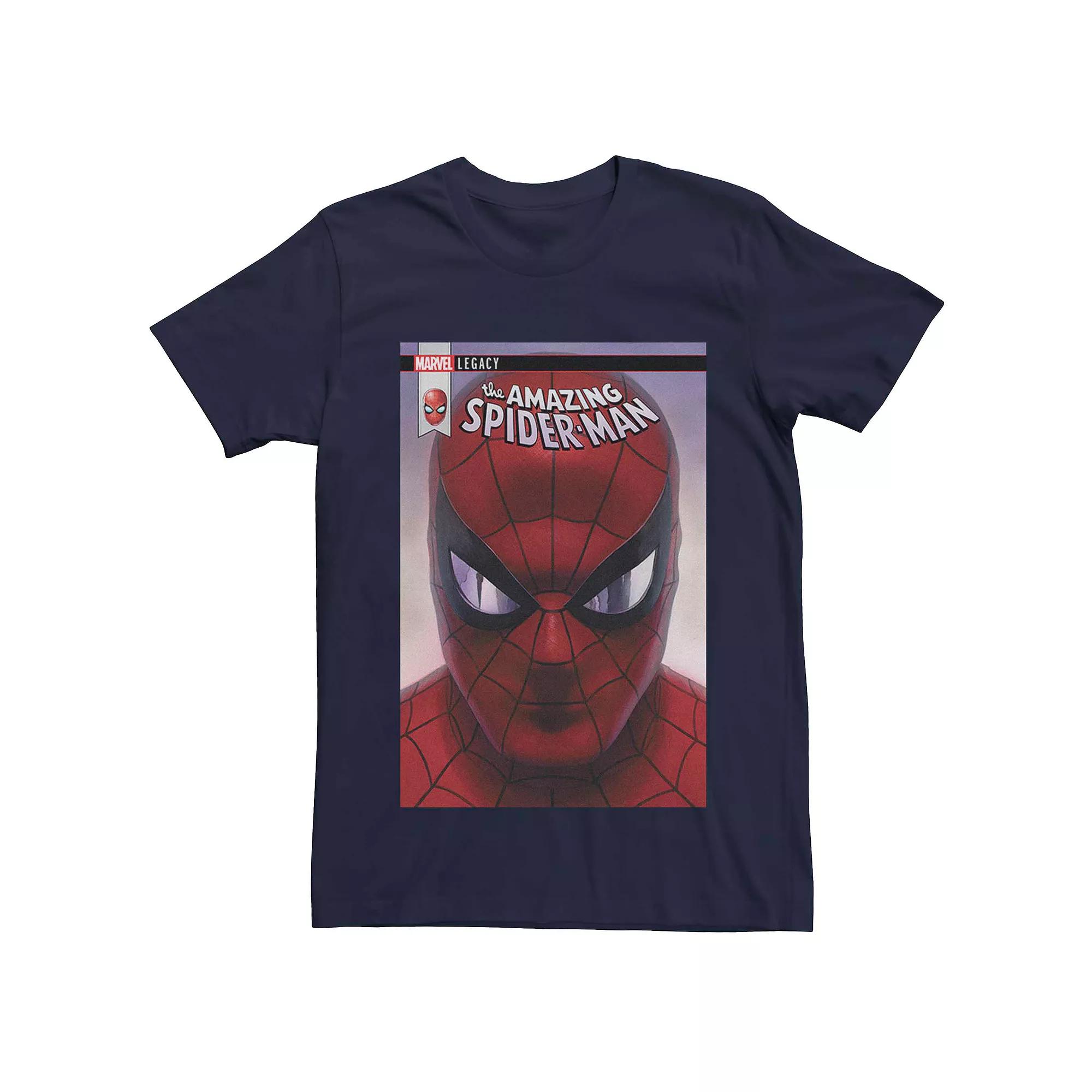 Men's Marvel The Amazing Spider-Man Simple Comic Cover Tee,  Product Image
