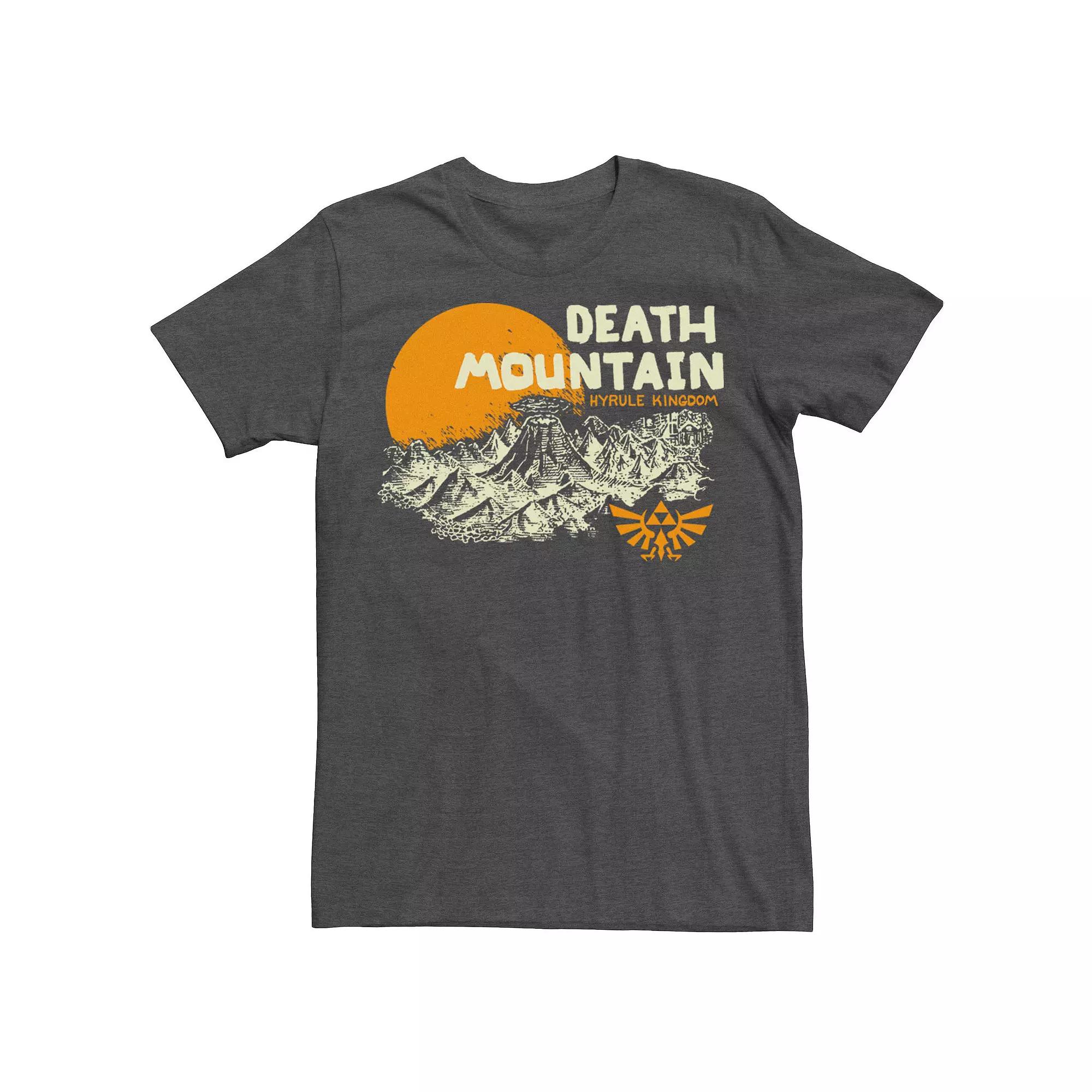 Men's Nintendo Legend Of Zelda Hyrule Death Mountain Scenery Tee,  Product Image