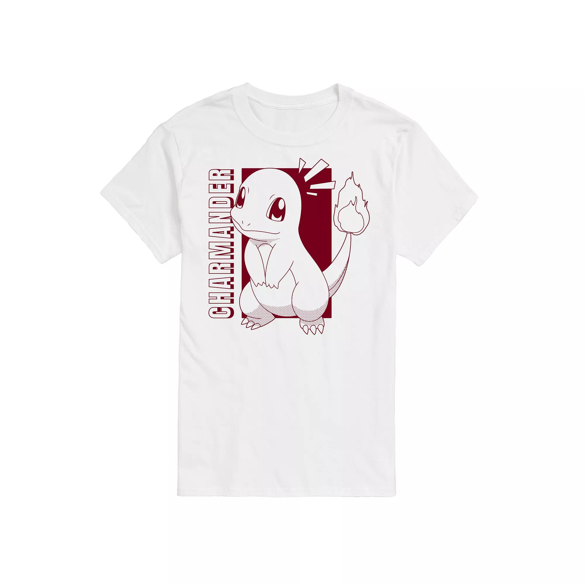 Men's Pokemon Charmander Colorblock Graphic Tee,  Product Image