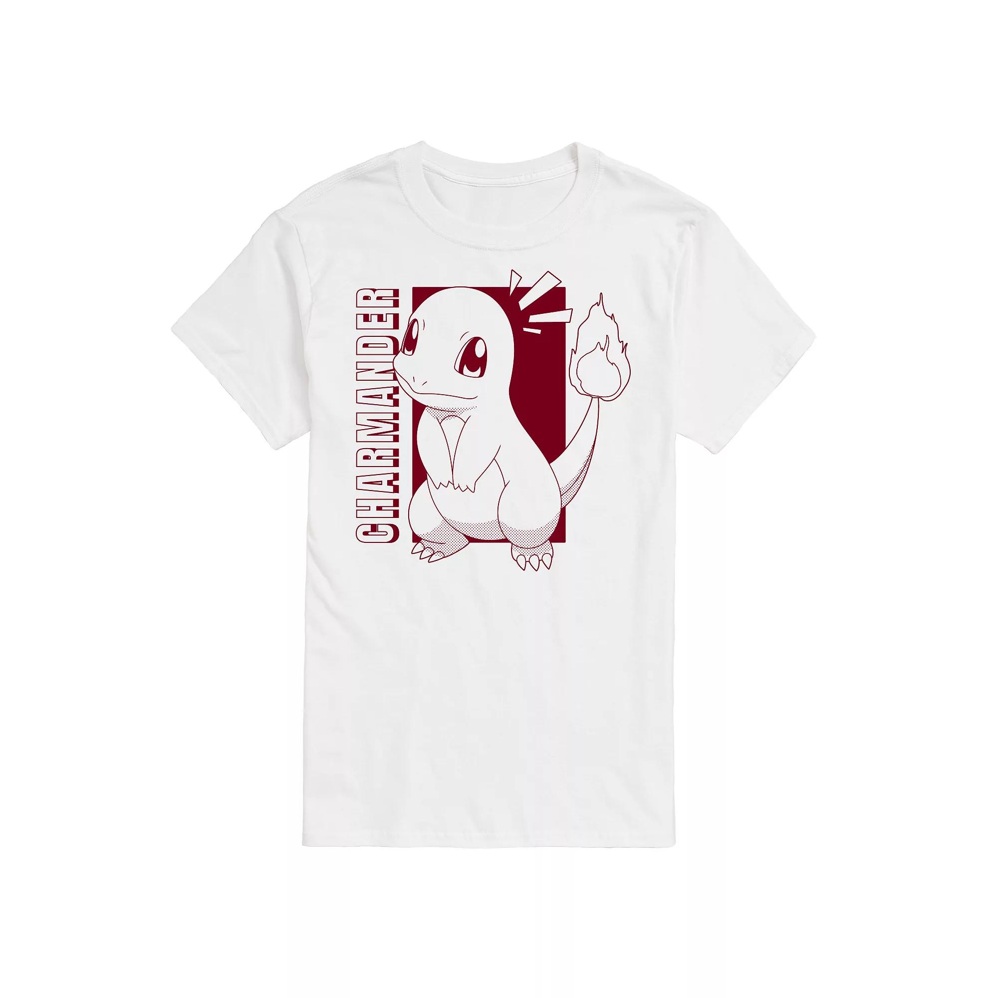 Men's Pokemon Charmander Colorblock Graphic Tee,  Product Image